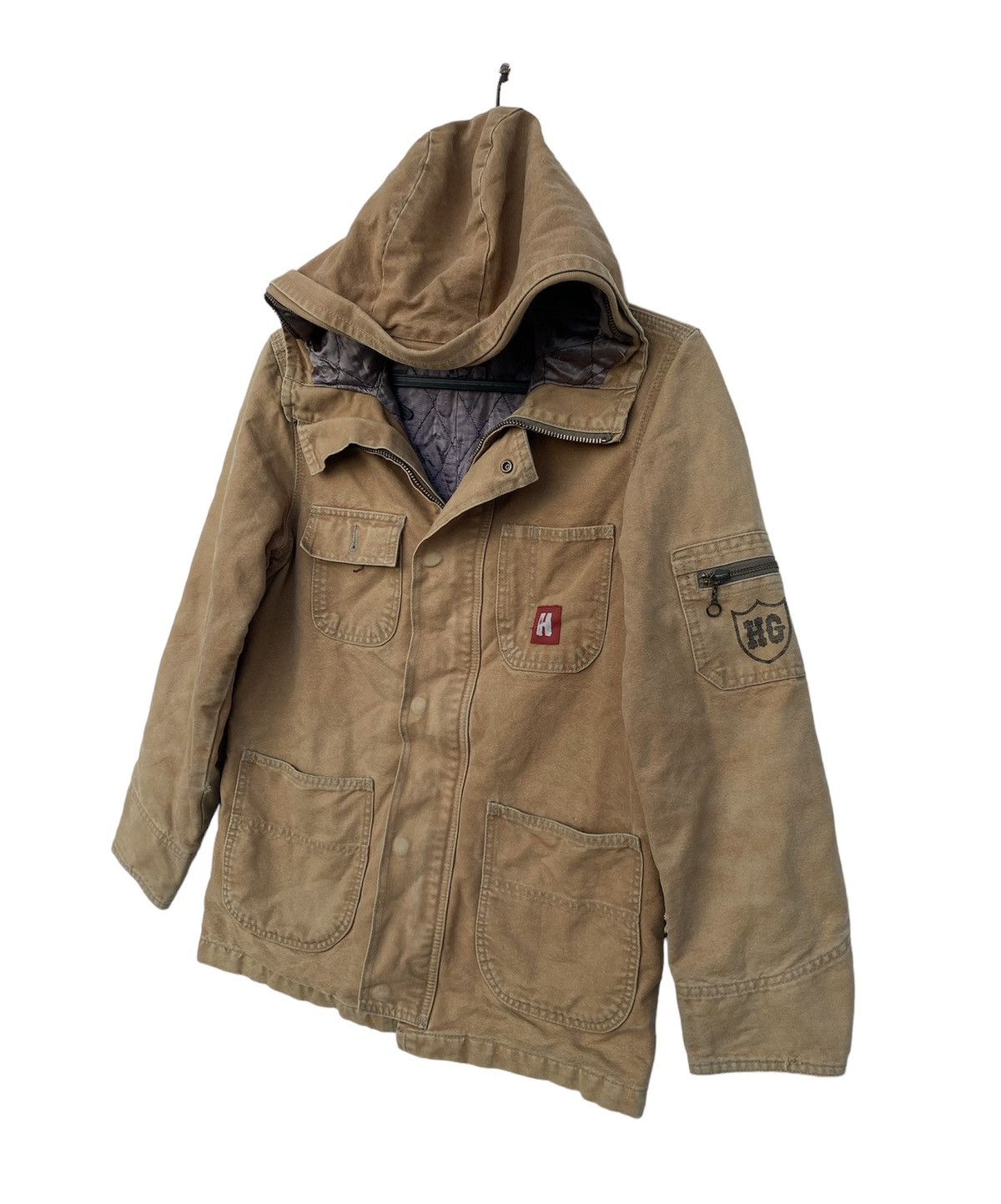 Hysteric Glamour × Japanese Brand HYSTERIC GLAMOUR CHORE JACKET DISTRESS DUCK CANVAS Size US M / EU 48-50 / 2 - 2 Thumbnail