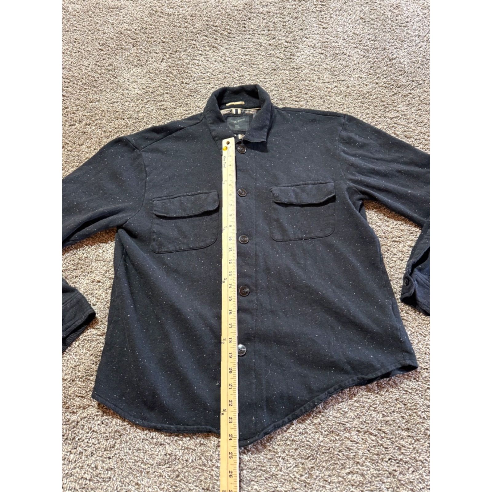 X-LARGE Denim & Flower Mens Shirt Button-Up XL Multicolor Long Sleeve Geometric Pattern Button-Down Casual Shirt Men Size US XL / EU 56 / 4 - 5 Thumbnail