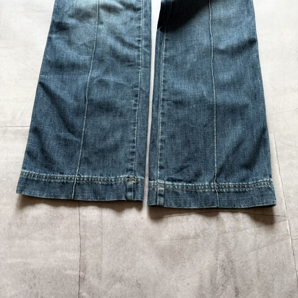 Miss Sixty Y2K Miss Sixty Cargo Straight Hysteric Glamour Style Jeans Size 29" - 3 Thumbnail