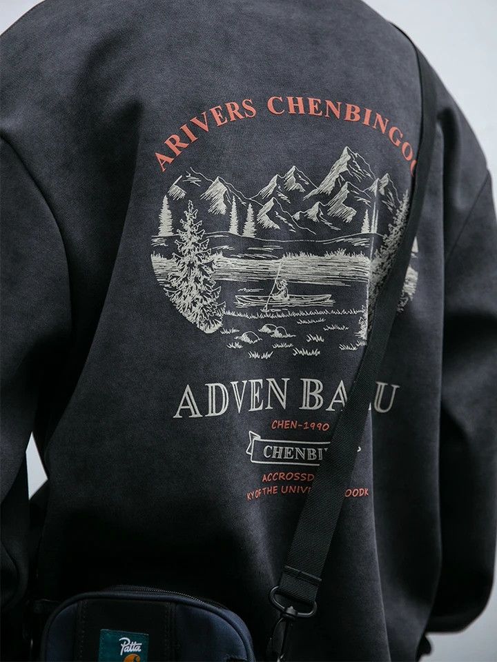 Japanese Brand × Vintage Loose Fit Round Neck Hoodie Size US L / EU 52-54 / 3 - 3 Thumbnail