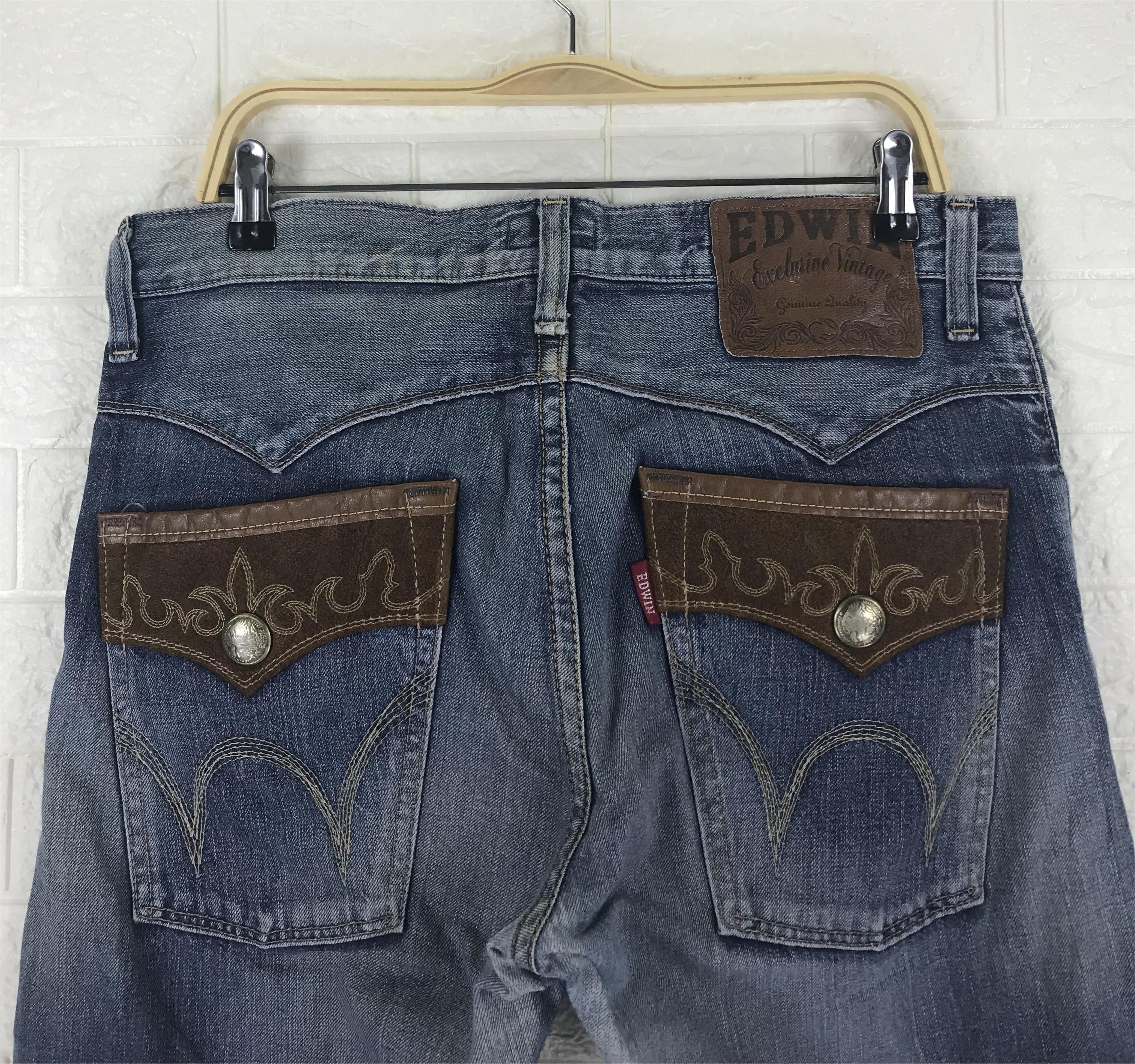 Edwin Vintage Edwin 403 XVS Blue Washed Jeans Size US 32 / EU 48 - 2 Thumbnail