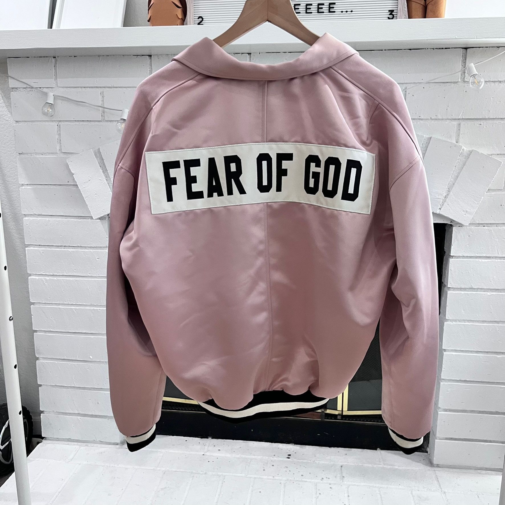 Fear of God RARE Fear of God '17 5th Collection Satin Coaches Bomber Size US M / EU 48-50 / 2 - 6 Thumbnail