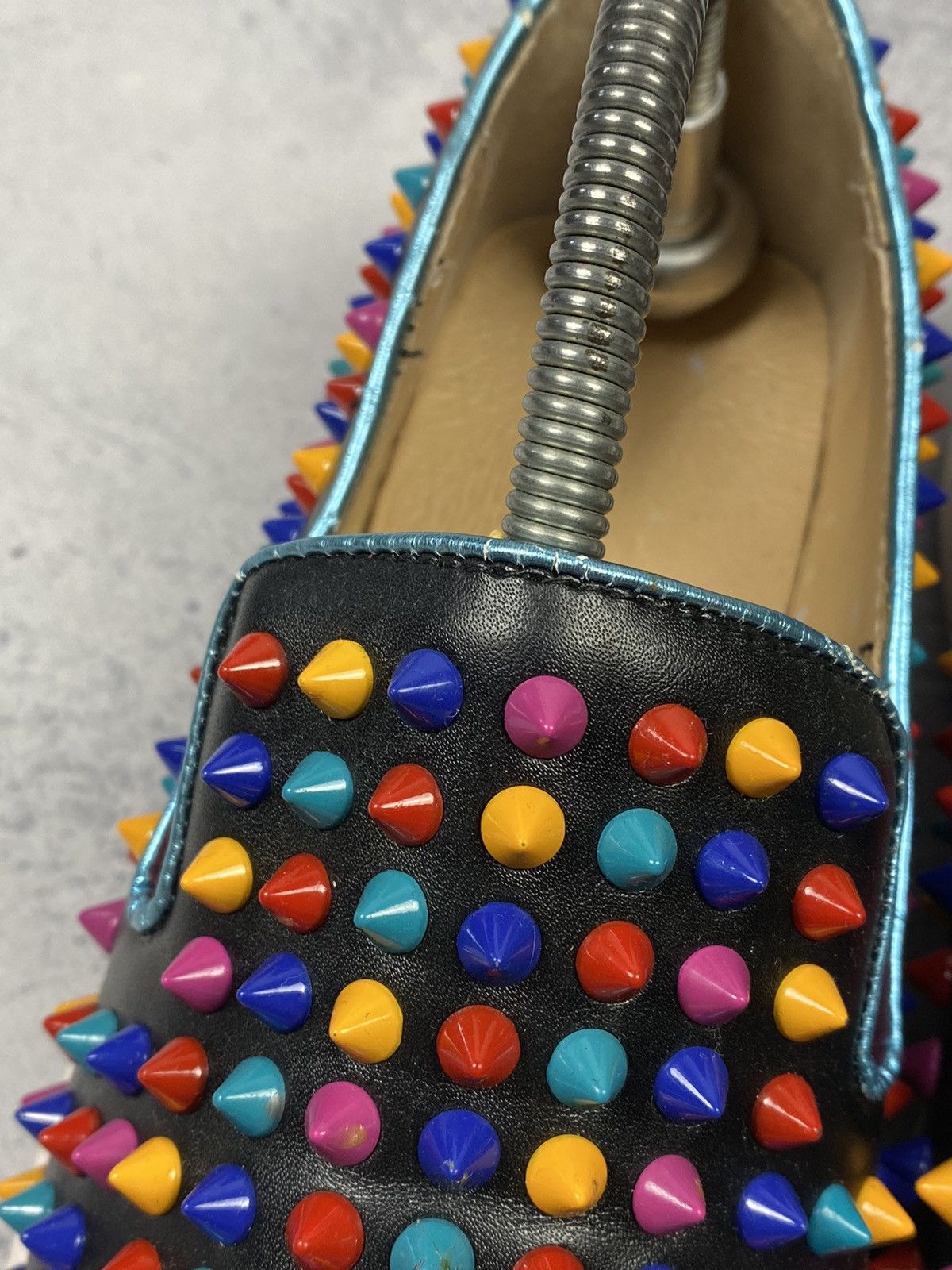 Christian Louboutin Christian Louboutin Mens Shoes Spikes Roller Boat Slipon Size US 6.5 / EU 39-40 - 12 Thumbnail