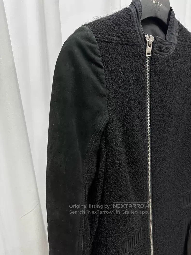 Rick Owens Rick Owens Cashmere-paneled lambskin long jacket Size US XXS / EU 40 - 3 Thumbnail