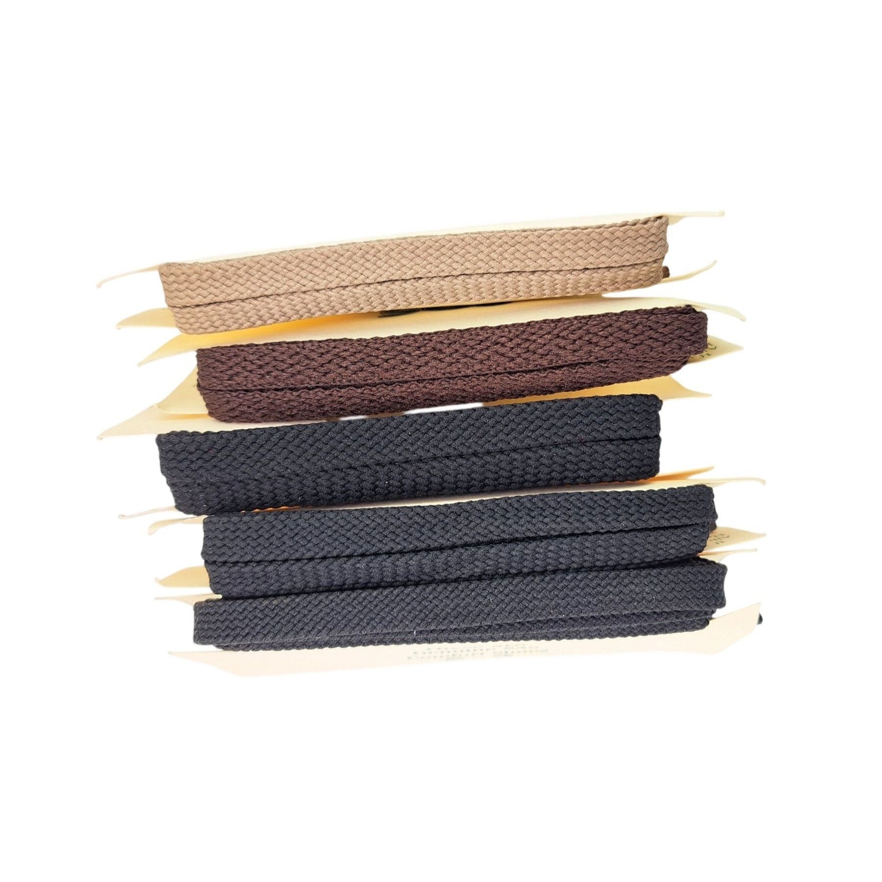 Other SAS Genuine Shoelaces 5 Pair Black Brown Beige 32 Inches New Size ONE SIZE - 4 Thumbnail