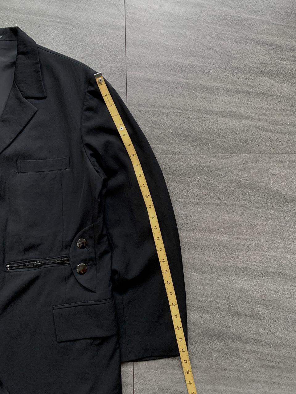 Yohji Yamamoto FREE TAX! Bondage Zipper Blazer Jacket Size 48R - 17 Thumbnail