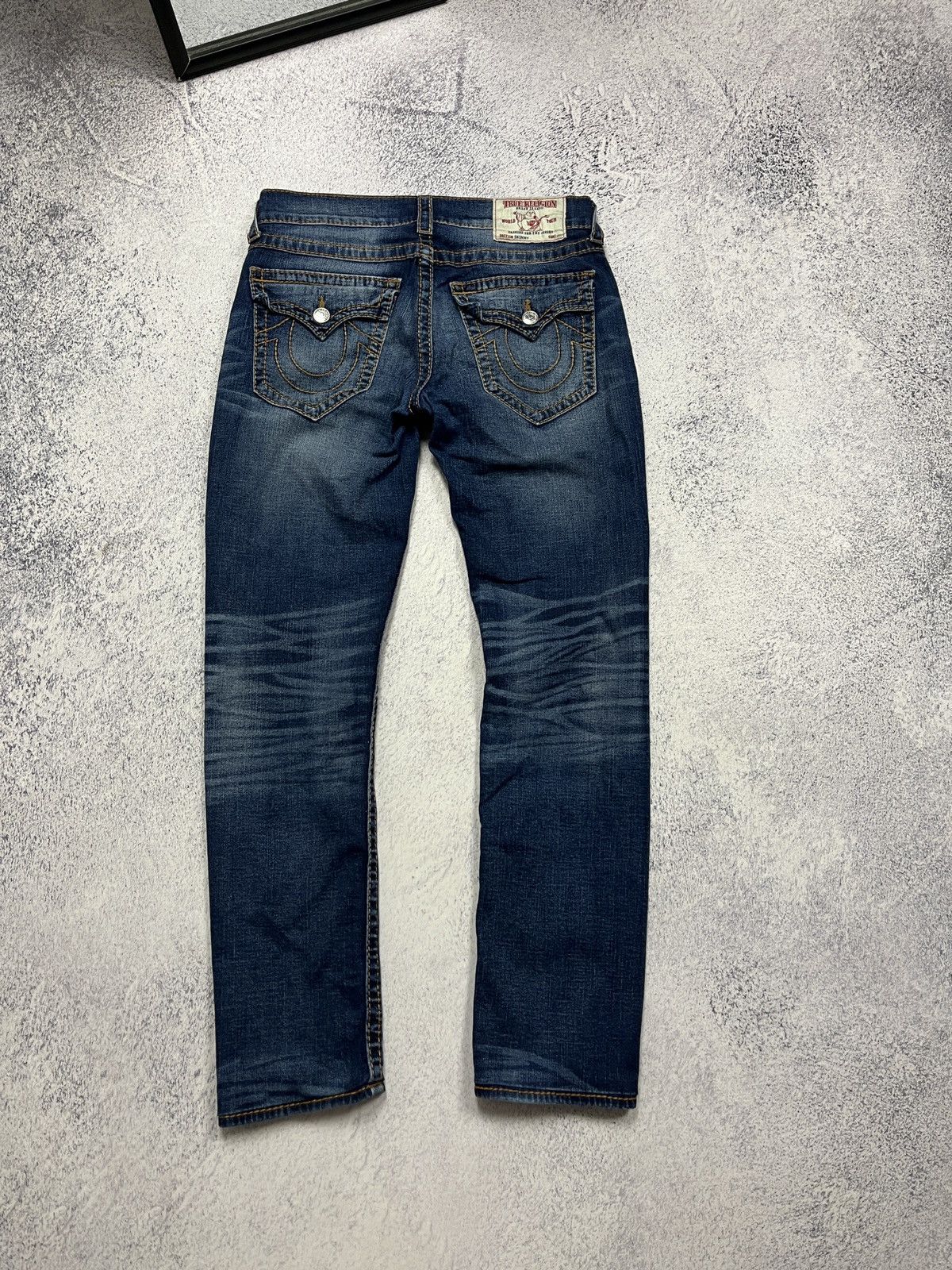 True Religion True Religion Skinny Flap Red Big T Jeans Streetwear Size 31 Size US 32 / EU 48 - 1 Thumbnail