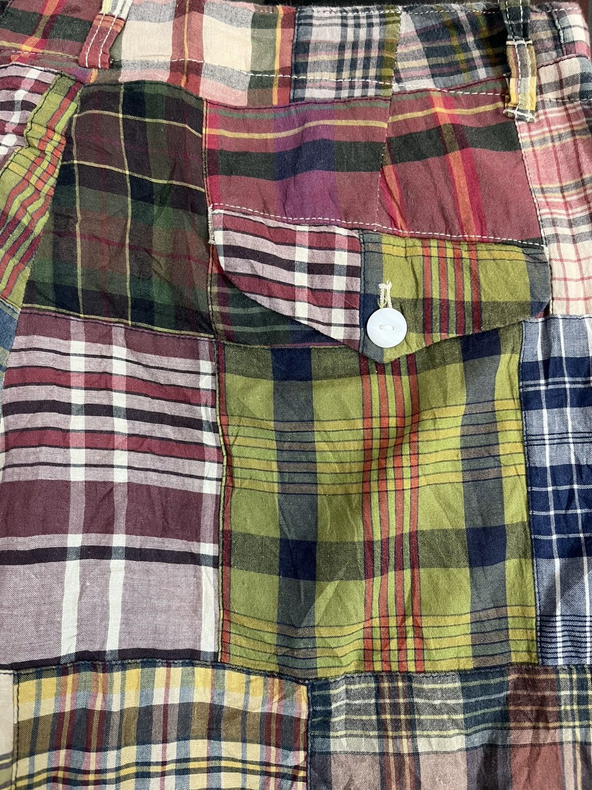 Polo Ralph Lauren Polo by Ralph Lauren Madras Patchwork Short Pants Size US 33 - 3 Thumbnail