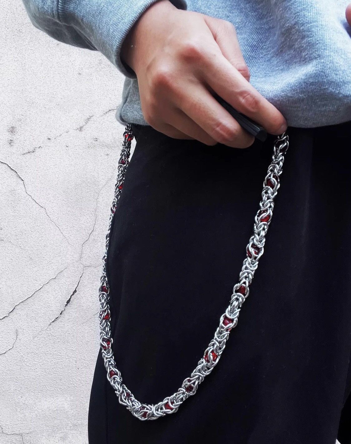 Jewelry Punk Rock Unique Bike Chain Pants Size ONE SIZE - 1 Thumbnail