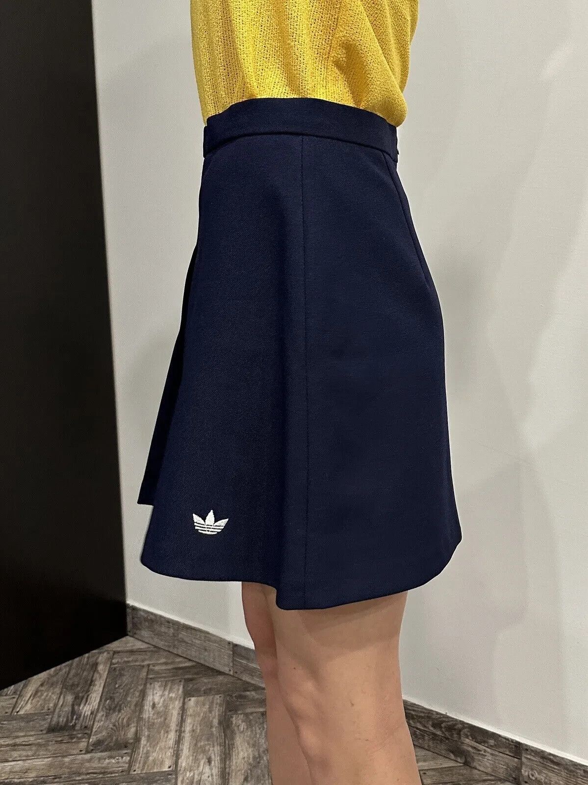 Adidas Vintage 1980s Adidas Made in West Germany Blue Skirt Size 26" / US 2 / IT 38 - 5 Thumbnail