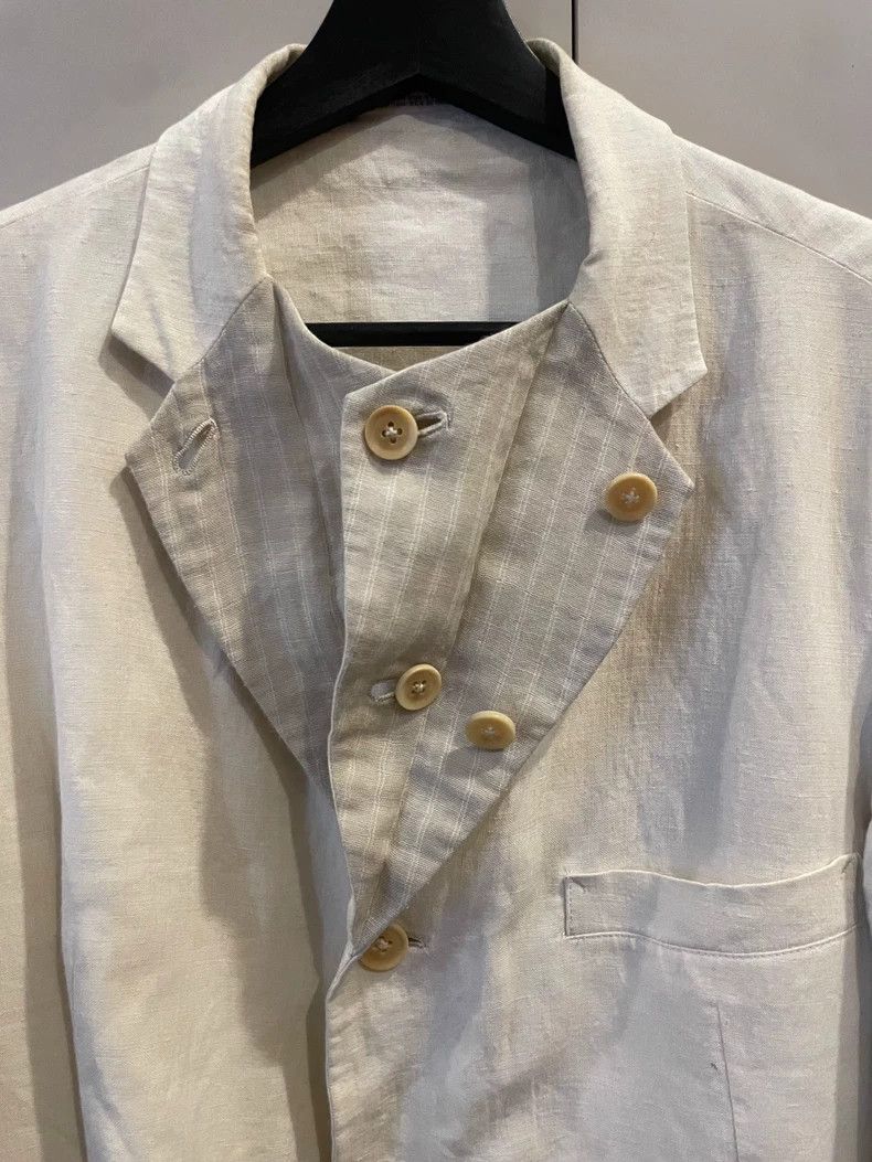 Yohji Yamamoto Yohji Yamamoto 2007 SS double collar blazer jacket Size US M / EU 48-50 / 2 - 4 Thumbnail