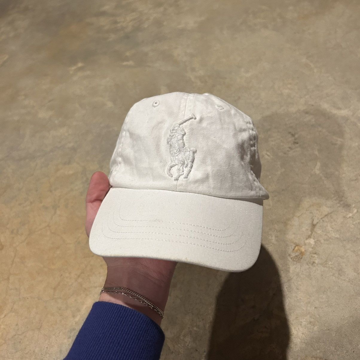 Polo Ralph Lauren × Vintage Vintage Polo Ralph Lauren Big Pony Twill Ball Cap Size ONE SIZE - 2 Thumbnail