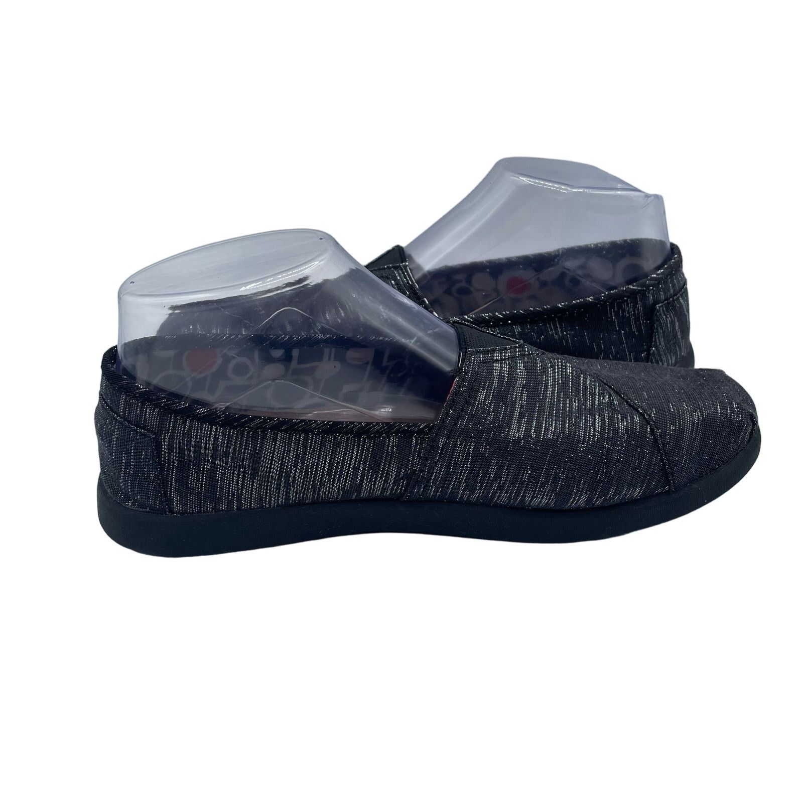SKECHERS Bobs Skechers Black Flats Slip Ons Shoes Comfort Womens 7 Size US 7 / IT 37 - 5 Thumbnail