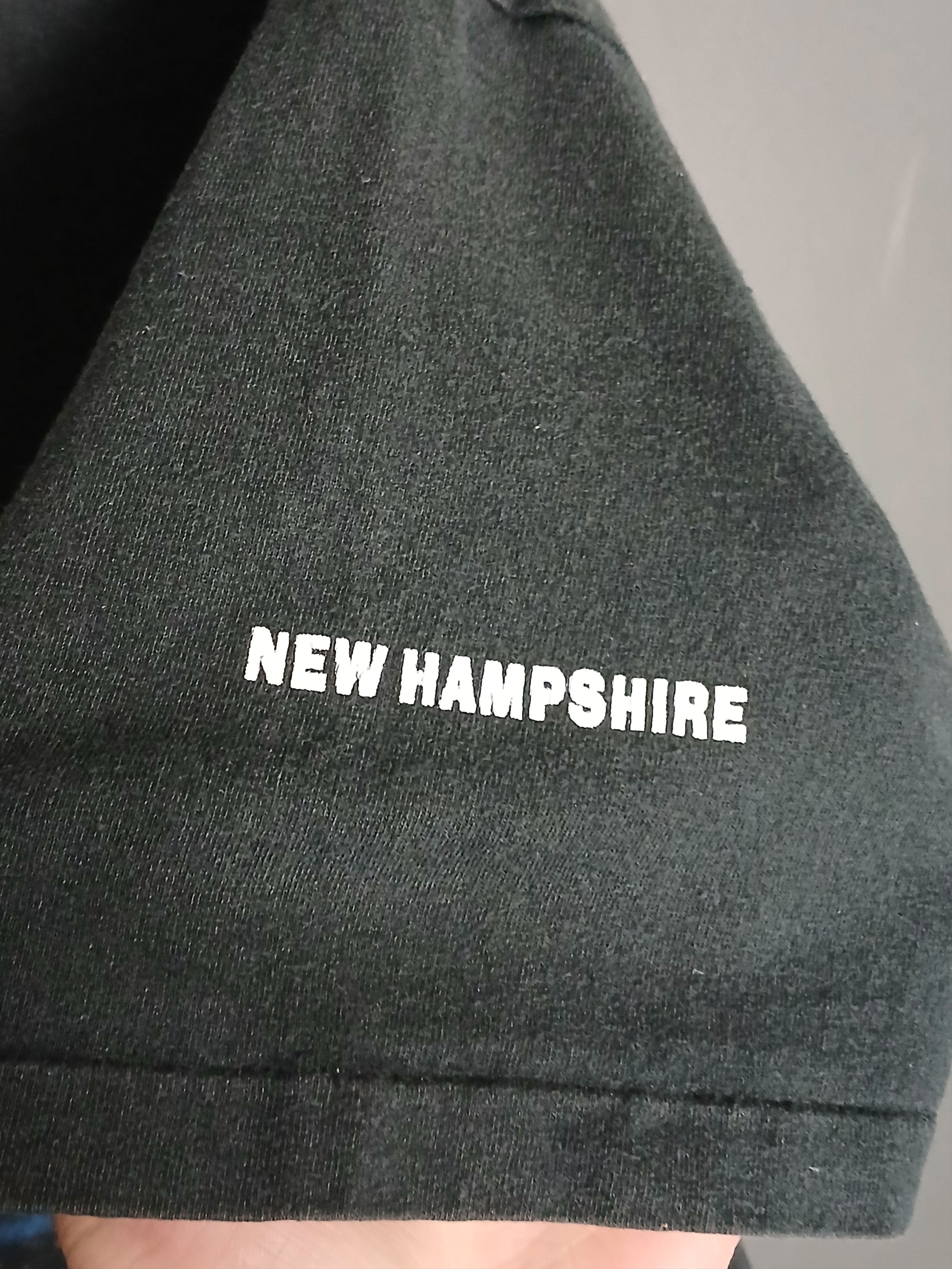 Vintage Vintage New Hampshire Single Stitch T-Shirt Size US XL / EU 56 / 4 - 4 Thumbnail
