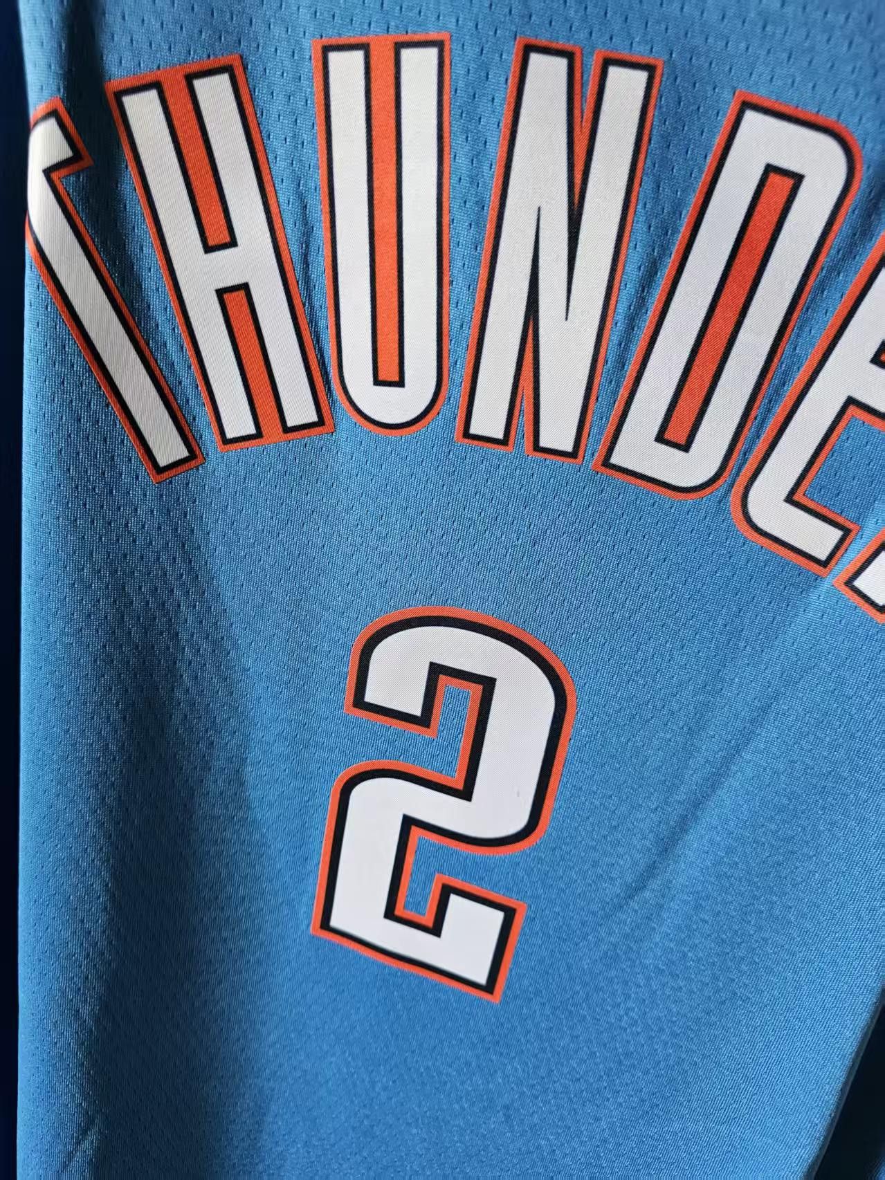 NBA Oklahoma City Thunder Shai Gilgeous-Alexander Jersey Blue L Size US L / EU 52-54 / 3 - 3 Thumbnail