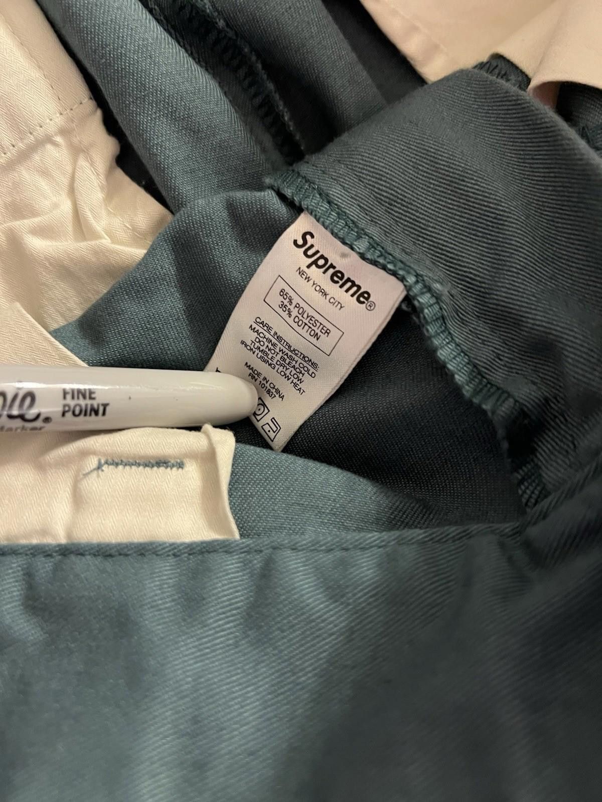Supreme SS17 Supreme Work Pants Green 30 Brand New Size US 30 / EU 46 - 7 Thumbnail