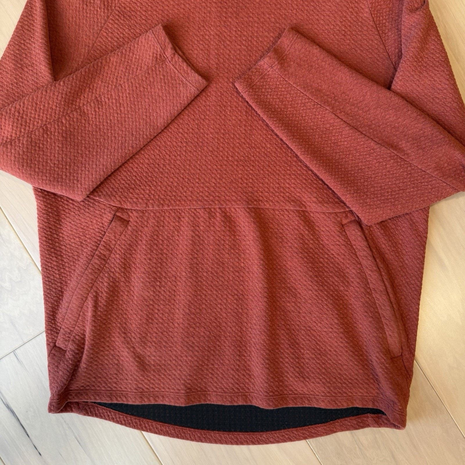 Lululemon Lululemon At Ease Hoodie Medium Orange Fleece Pullover Size US M / EU 48-50 / 2 - 6 Thumbnail