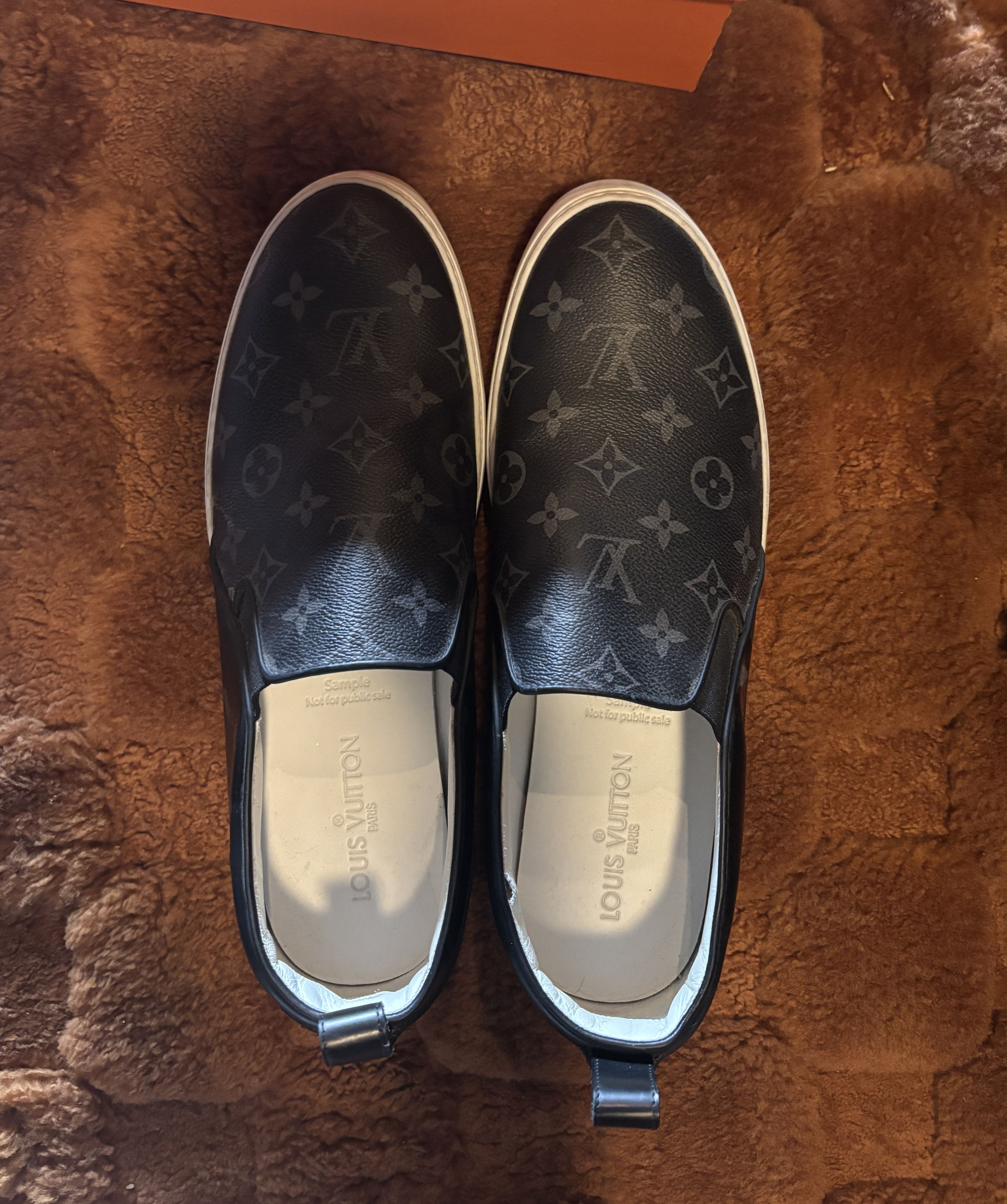 Louis Vuitton LV Monogram Sneakers | Monogram Eclipse slip on sneakers Size US 9.5 / EU 42-43 - 2 Thumbnail