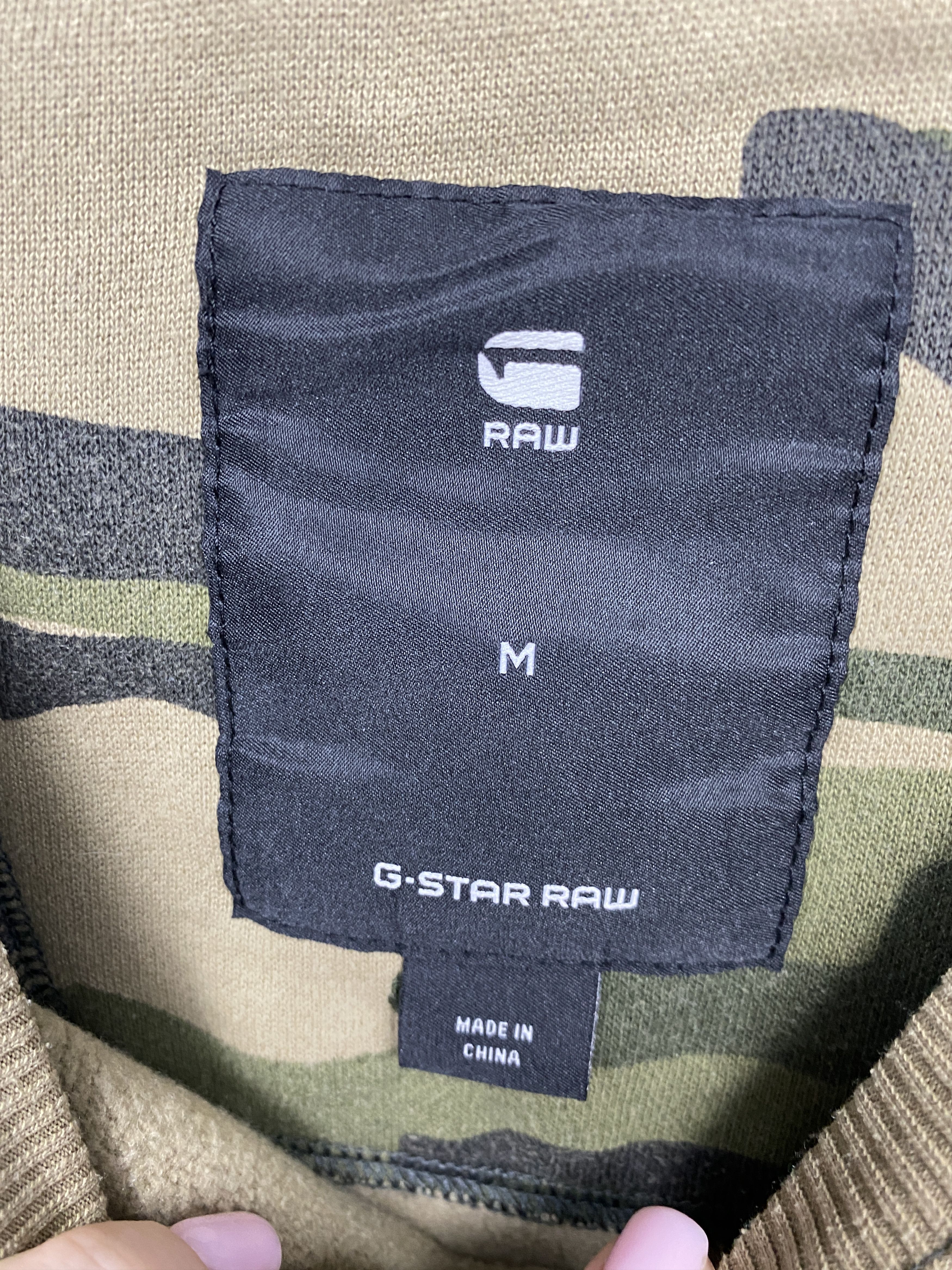 G-Star G Star Raw Vintage Mens Valtoras Camo Crew Neck Sweatshirt Size US M / EU 48-50 / 2 - 4 Thumbnail