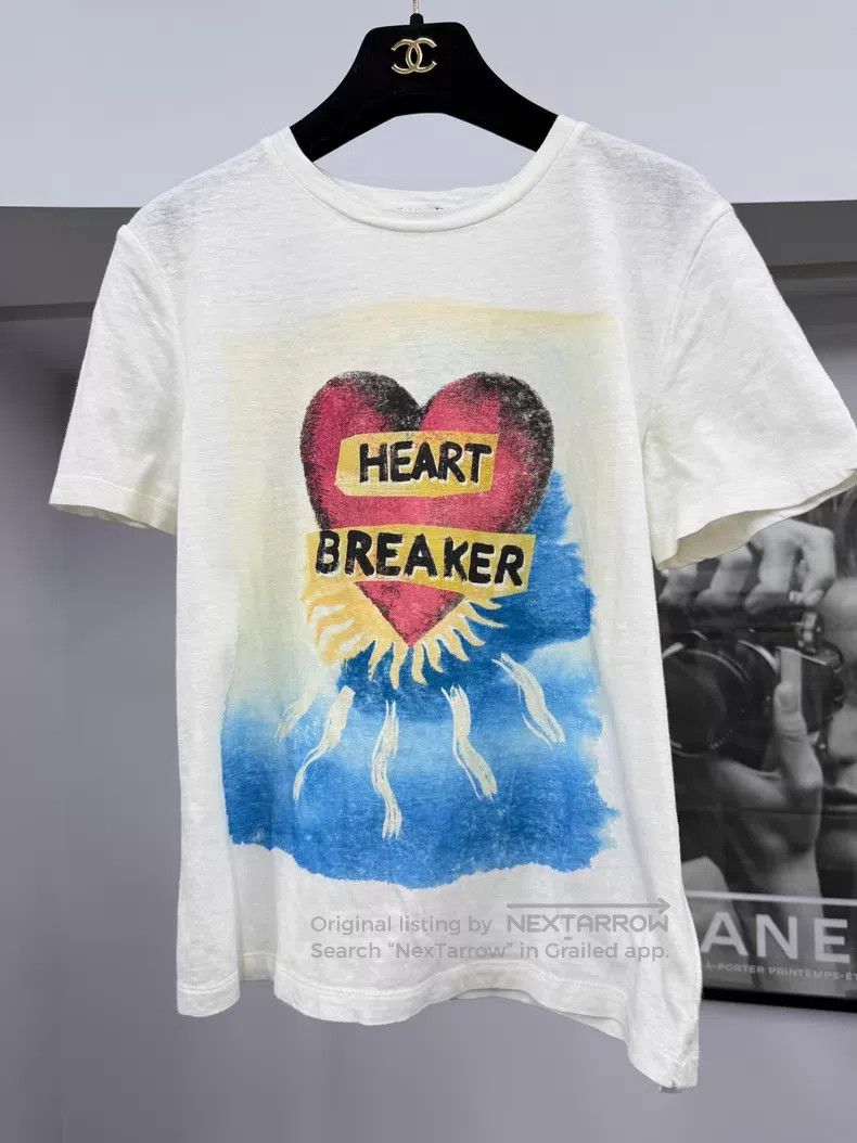 Dior Dior White love print short-sleeved T-shirt Size S / US 4 / IT 40 - 1 Thumbnail