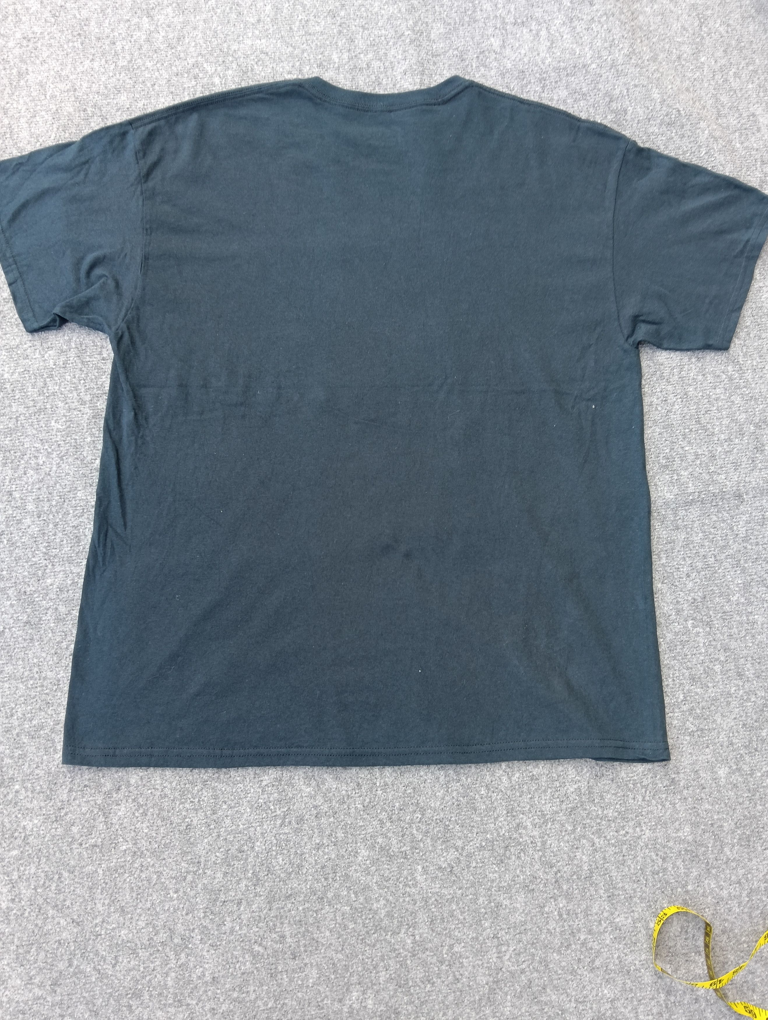 Vintage CAT AS A DEJAY BLACK FADED T-SHIRT. Size US XL / EU 56 / 4 - 5 Thumbnail