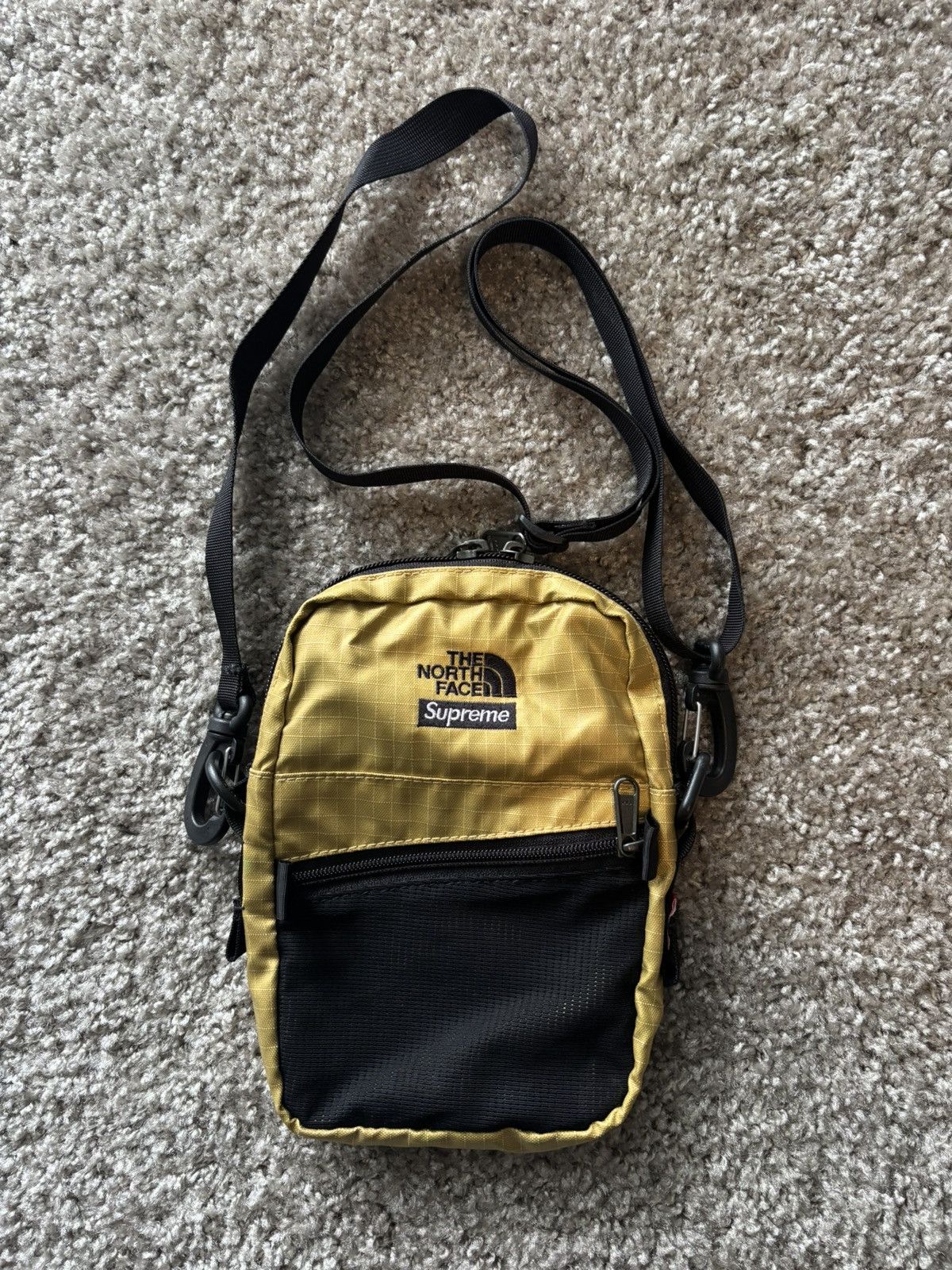 Metallic Bag Supreme North Face Shoulder Bag Gold Supreme X The