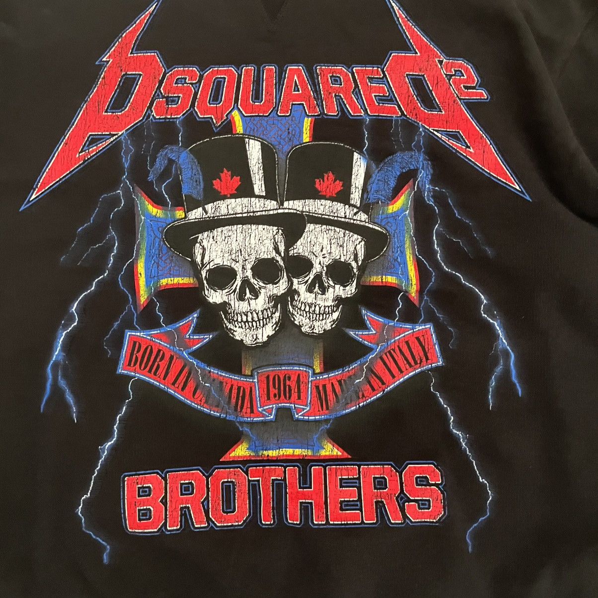 Dsquared2 DSquared2 Dan and Dean FW19 Iron Maiden Sweatshirt Size US XL / EU 56 / 4 - 2 Thumbnail