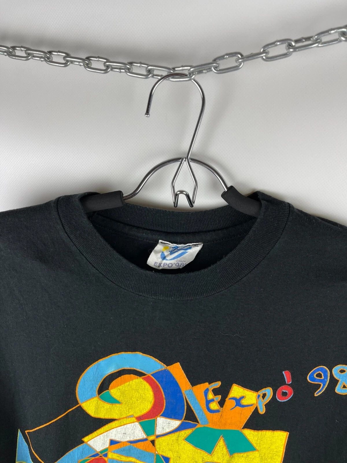 Vintage Expo’ 98 Lisboa vintage single stitch band tee shirt Size US XL / EU 56 / 4 - 5 Thumbnail
