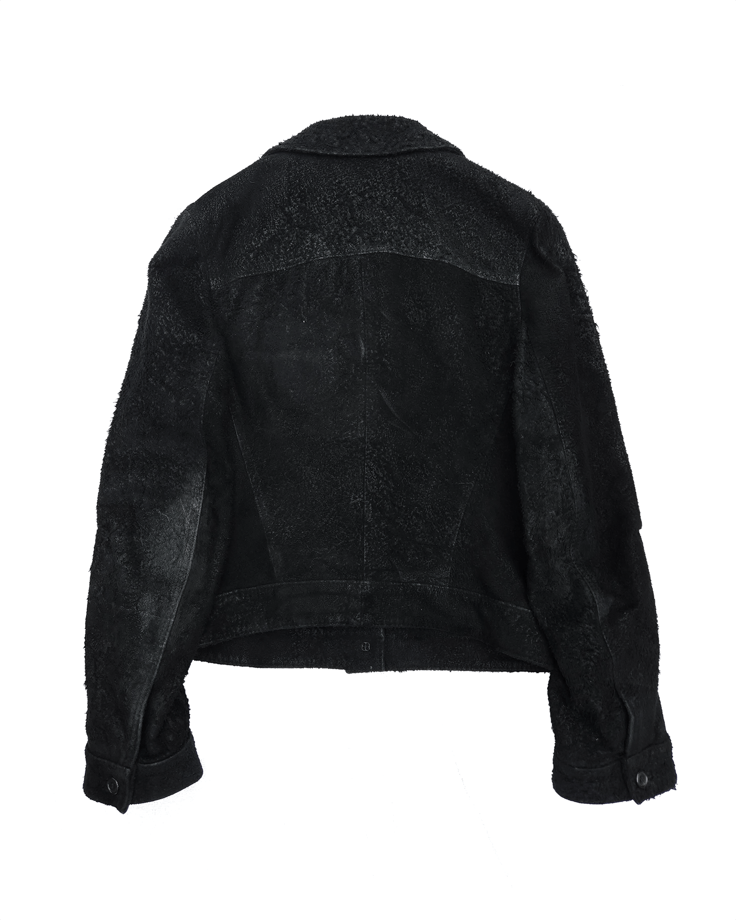Ann Demeulemeester Ann Demeulemeester AW00 "Burnt Suede" Leather Trucker Jacket Size M / US 6-8 / IT 42-44 - 3 Thumbnail