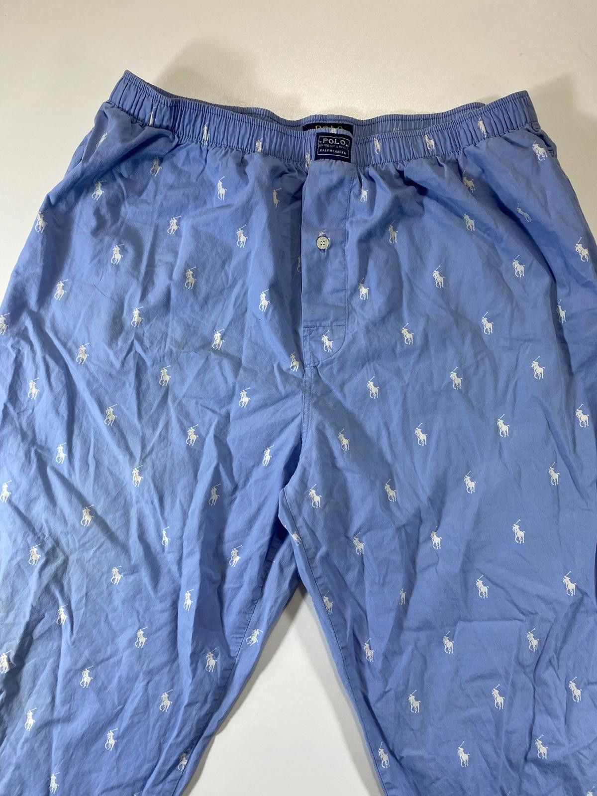 Polo Ralph Lauren Polo Ralph Lauren Blue Cotton Pajama Pants L Size ONE SIZE - 2 Thumbnail