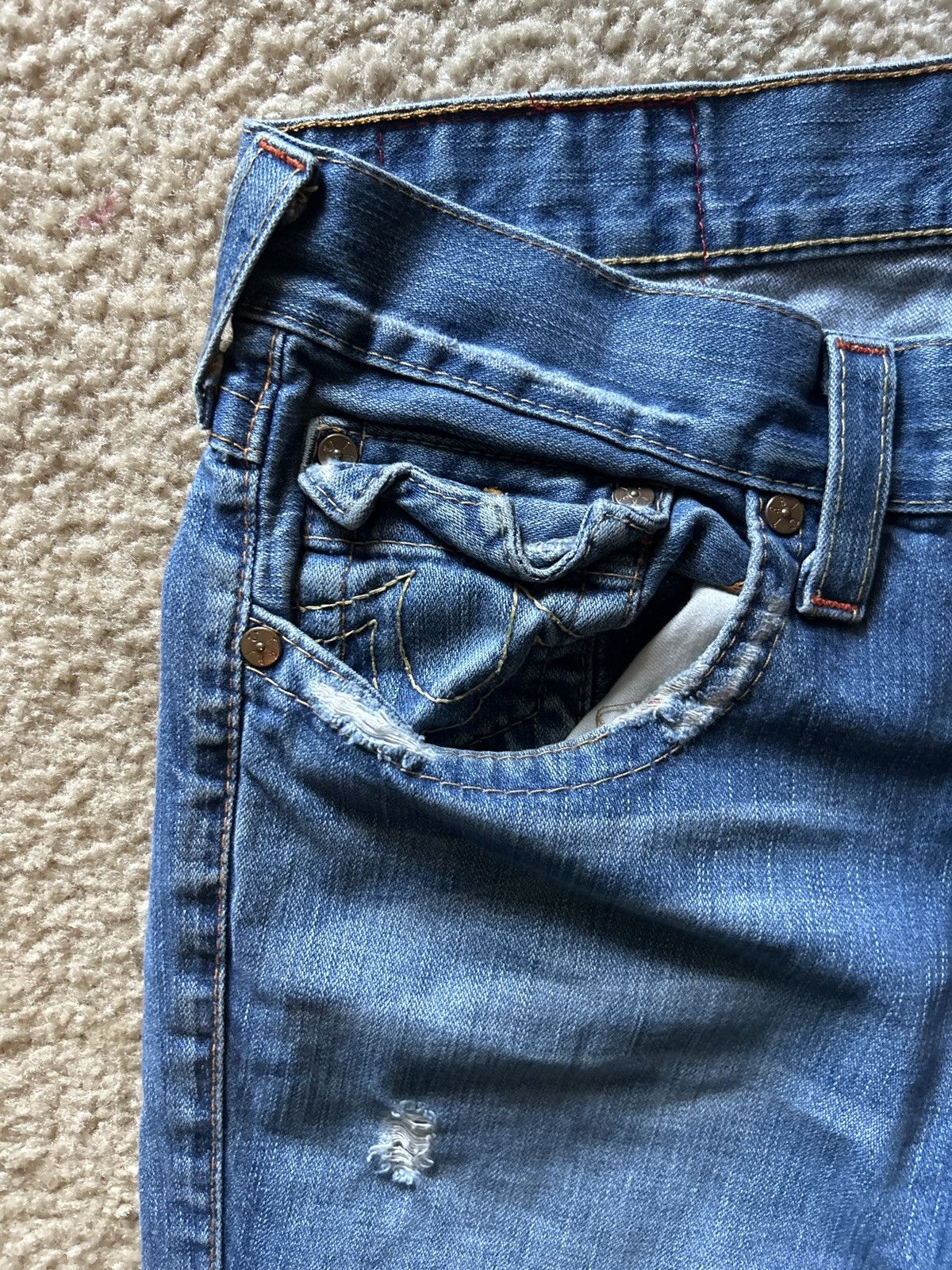 True Religion True Religion Bootcut Denim Size US 33 - 4 Thumbnail