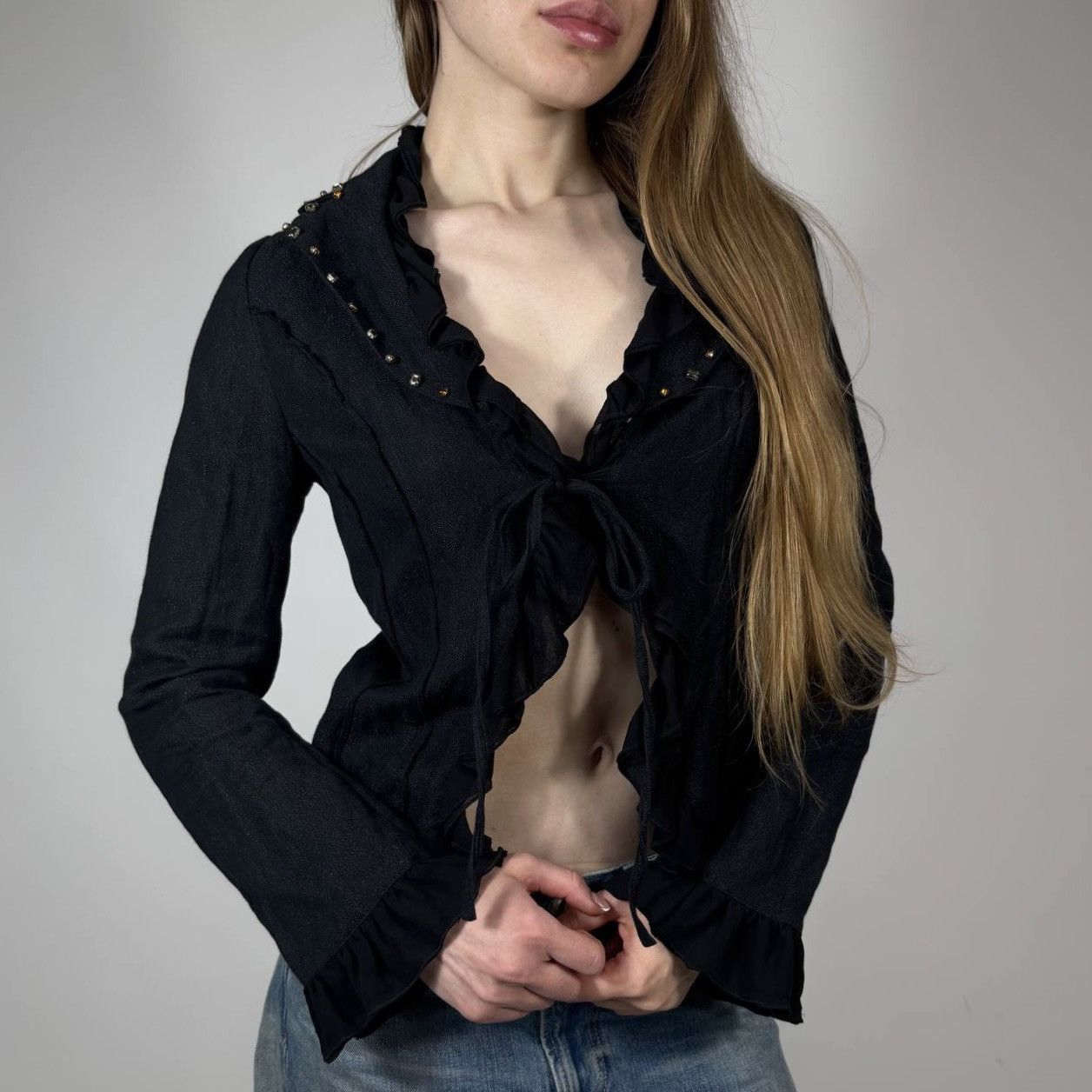 Japanese Brand Vintage Y2K Japanese Style Sexy Retro Style Blazer Jacket Size S / US 4 / IT 40 - 3 Thumbnail