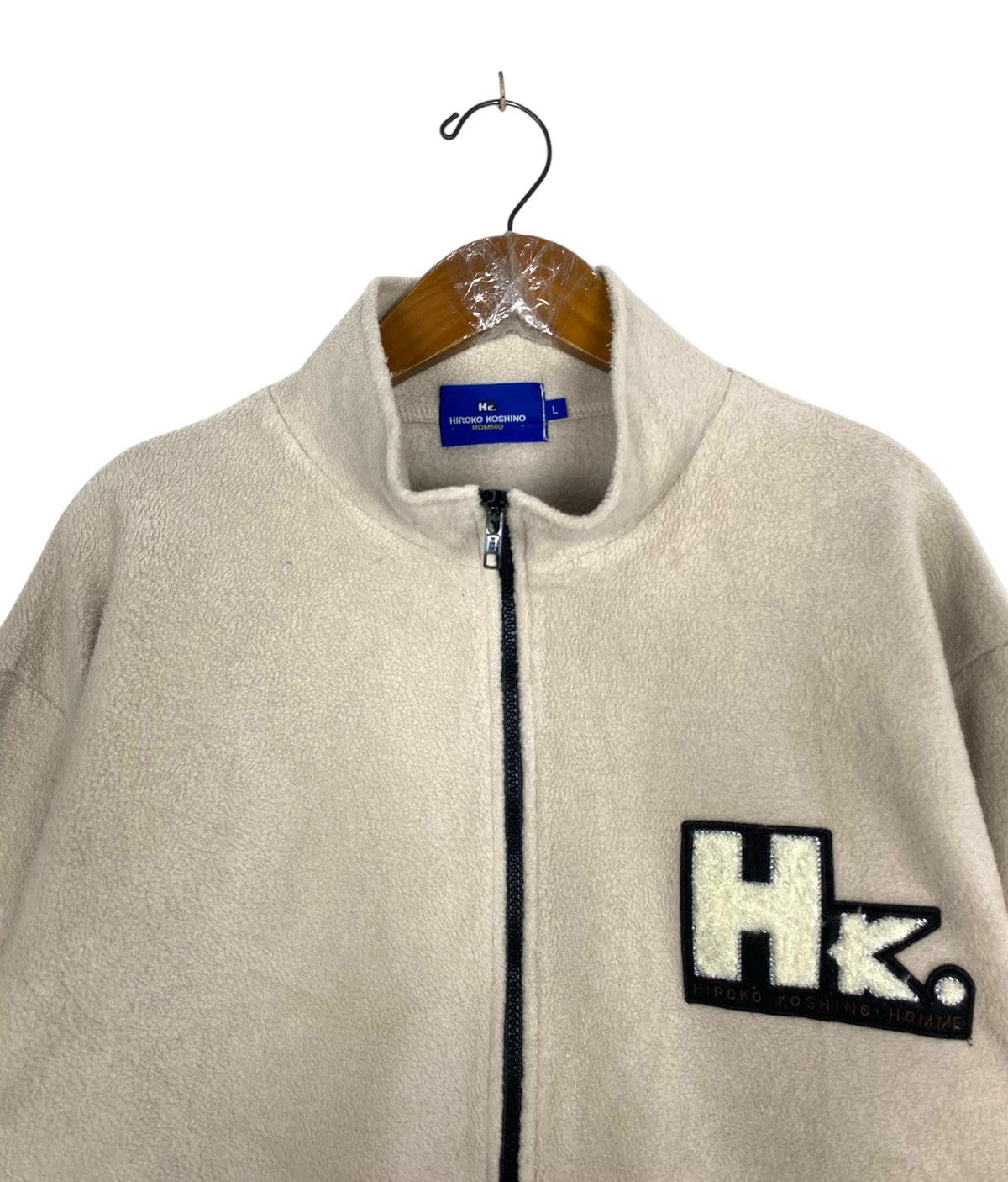 Hiroko Koshino Homme Rare‼️ Hiroko Koshino Homme Fleece Zipper Size US L / EU 52-54 / 3 - 2 Thumbnail