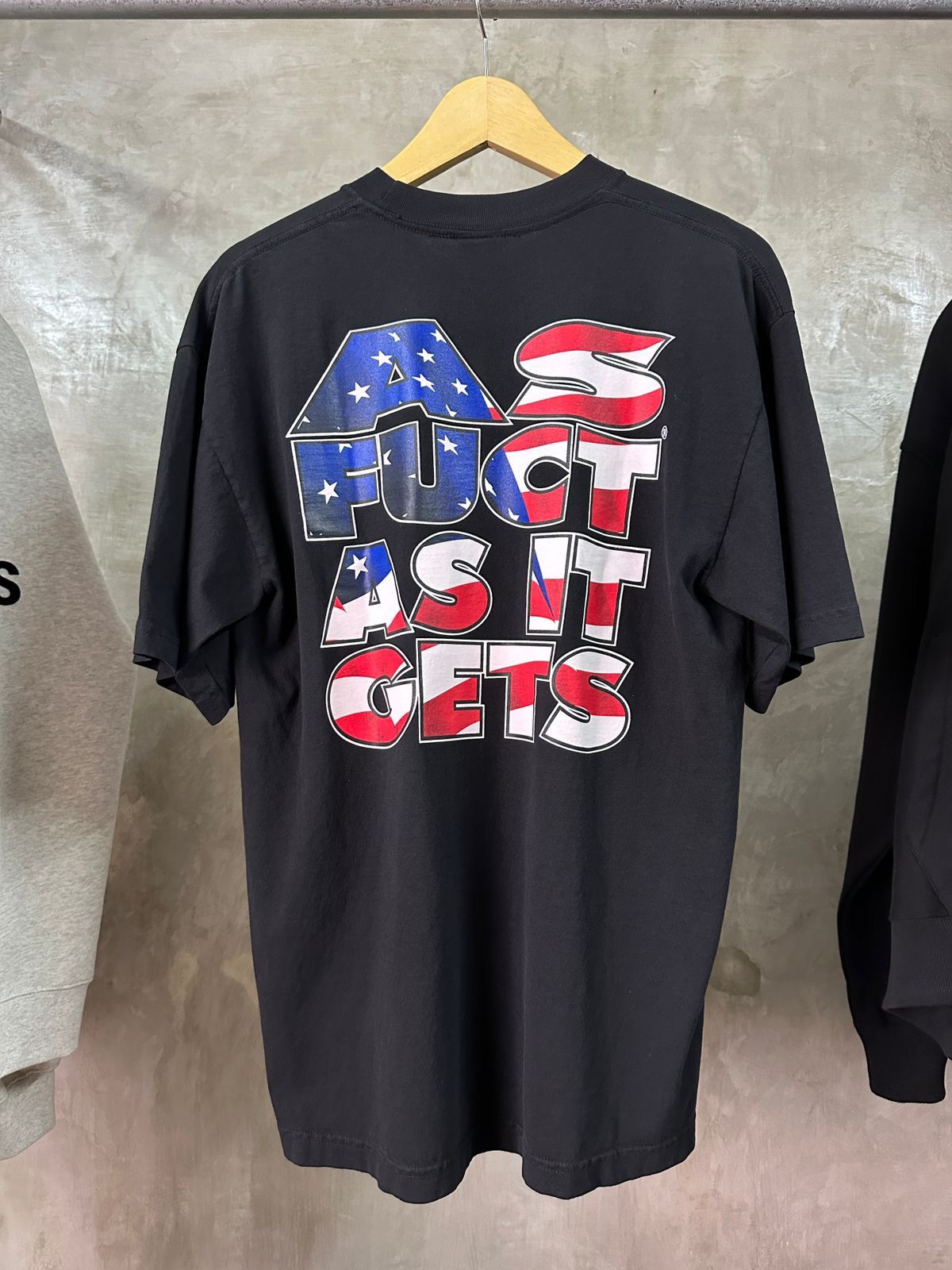 FUCT FUCT AS IT GETS TEE USA FLAG - BLACK Size US M / EU 48-50 / 2 - 2 Thumbnail