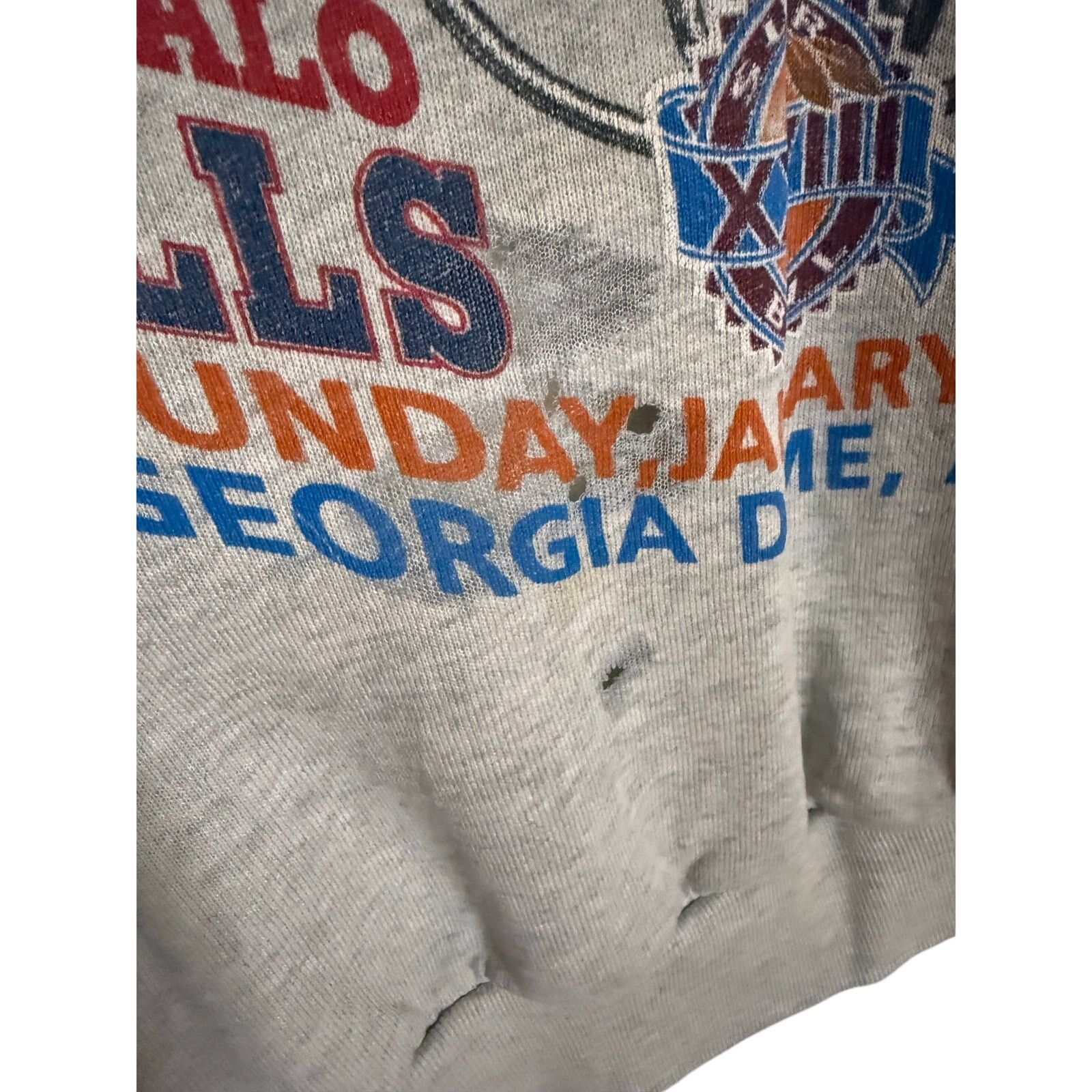 Fruit Of The Loom Vintage Bills and Cowboys Crewneck Size US L / EU 52-54 / 3 - 5 Thumbnail