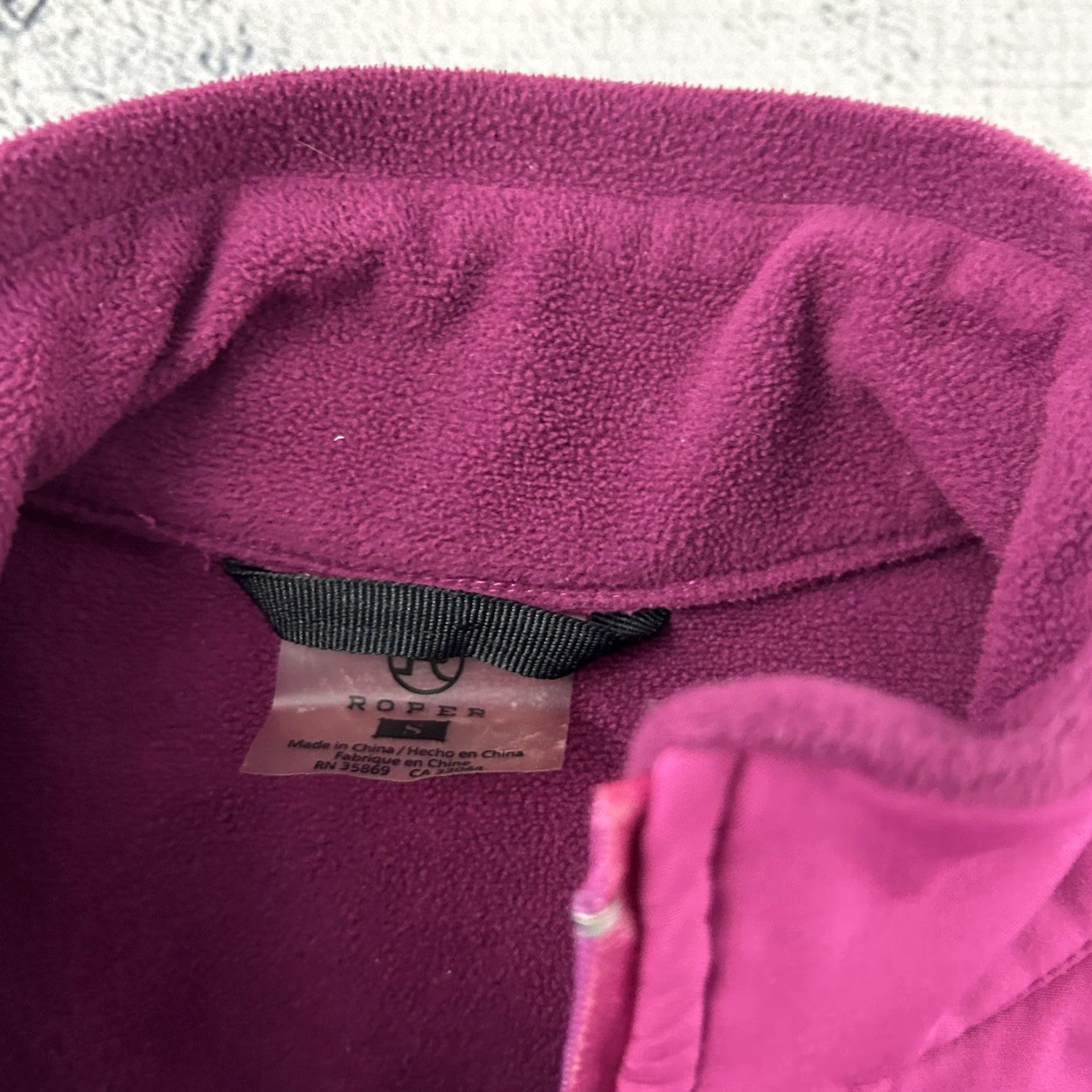 Roper Roper Fleece Lined Soft Shell Jacket Women's Small Purple Size S / US 4 / IT 40 - 3 Thumbnail