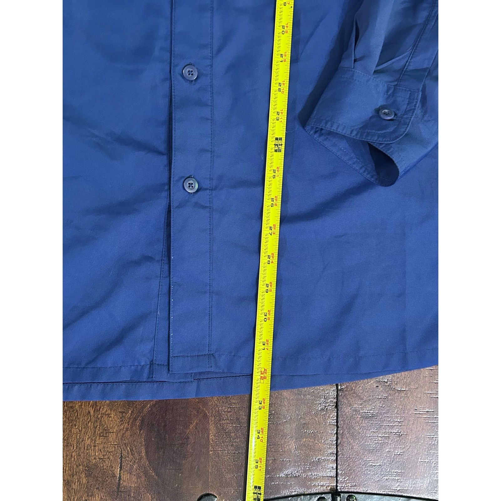 Realtree REALTREE Fishing Shirt Men’s Size 2XL navy Blue Long Sleeve Size US XXL / EU 58 / 5 - 6 Thumbnail