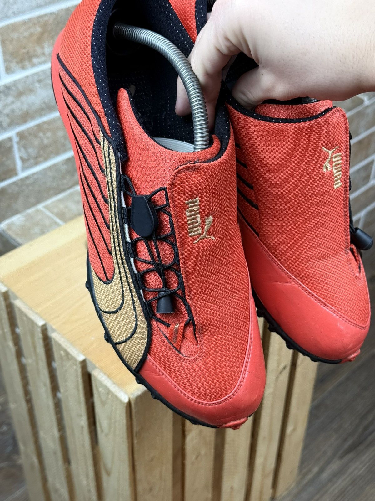 Puma Vintage Puma Speed Cat Orange Light Sneakers Size US 10 / EU 43 - 8 Thumbnail