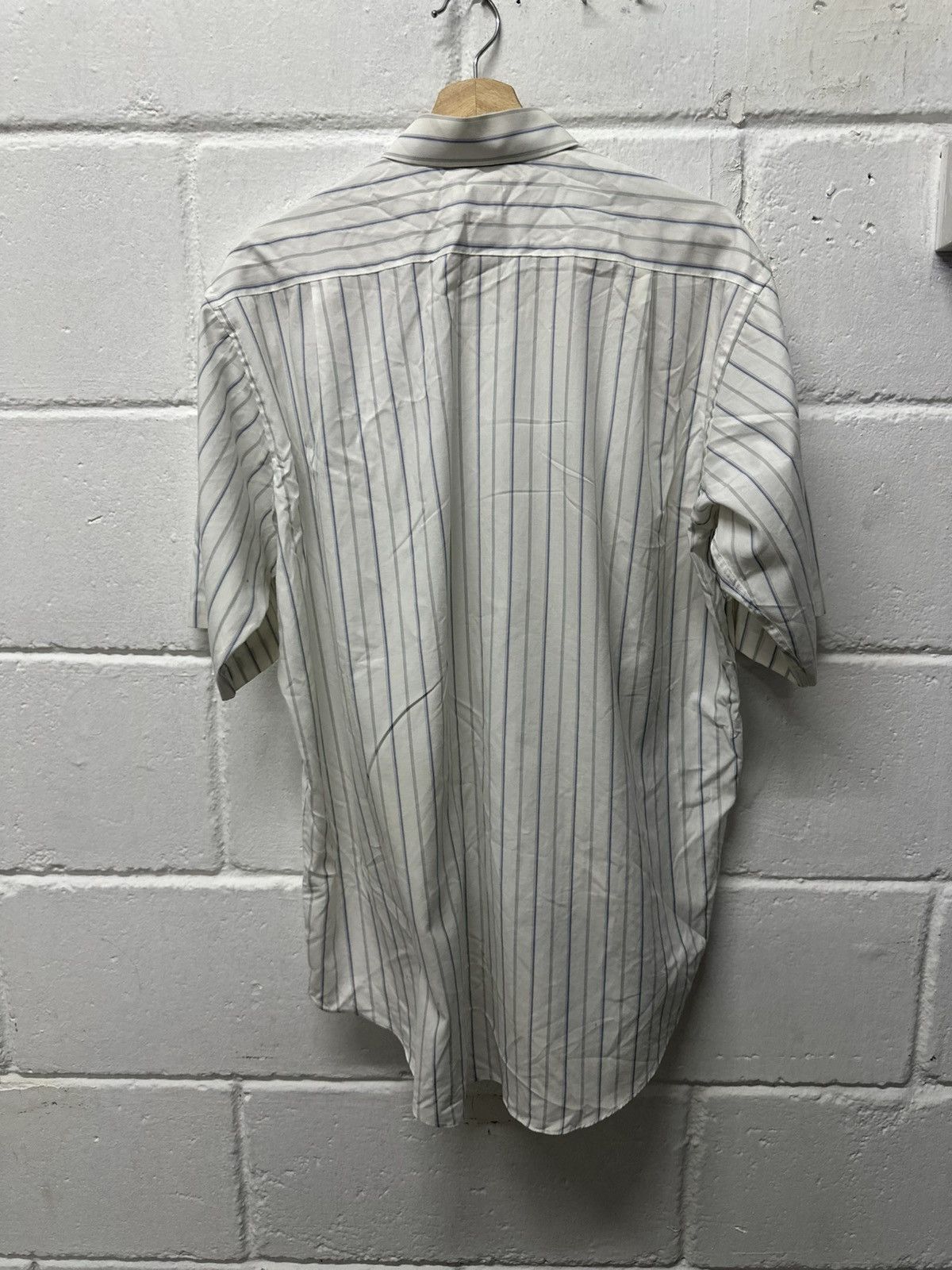 Issey Miyake 1990 - Issey Miyake Design Studio Vertical Stripe Shirt Size US XL / EU 56 / 4 - 16 Thumbnail
