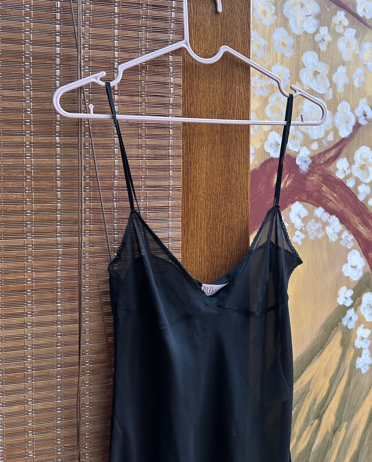 RED Valentino × Valentino RED Valentino Black Mesh Camisole Top Size 40 Size S / US 4 / IT 40 - 3 Thumbnail