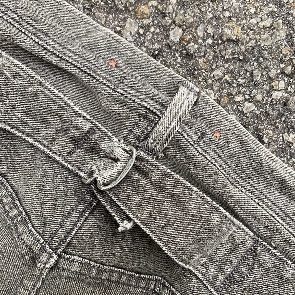 Japanese Brand Japanese Johnbull Faded Grey Denim Jeans Size US 32 / EU 48 - 9 Thumbnail