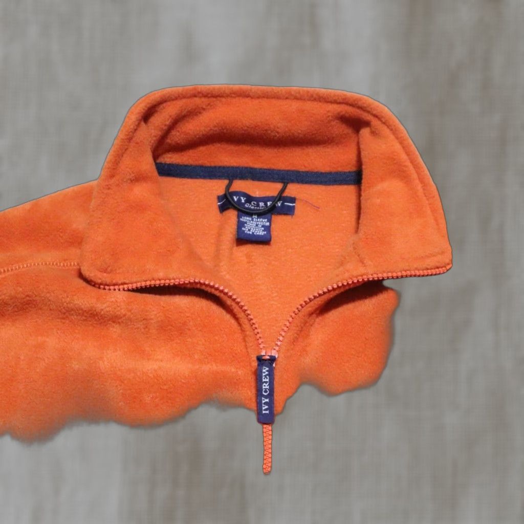 Vintage Ivy Crew Jacket Orange Fleece Full Zip Pockets Size M Medium Men Ivy Crew Jacket Fleece Orange Full Zip Pockets Size M Mens Size US M / EU 48-50 / 2 - 1 Thumbnail