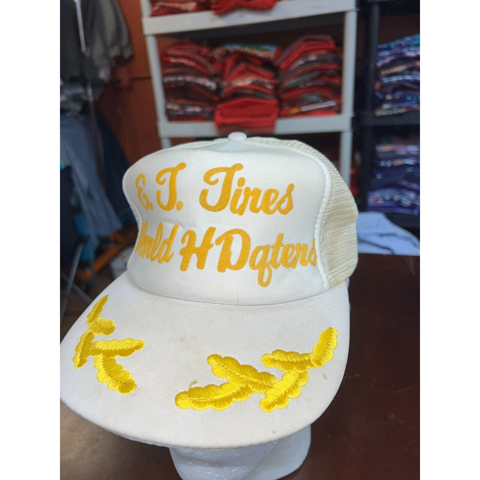 Vintage Vintage Scrambled Egg Hat Snapback Trucker Headquarters Size ONE SIZE - 3 Thumbnail