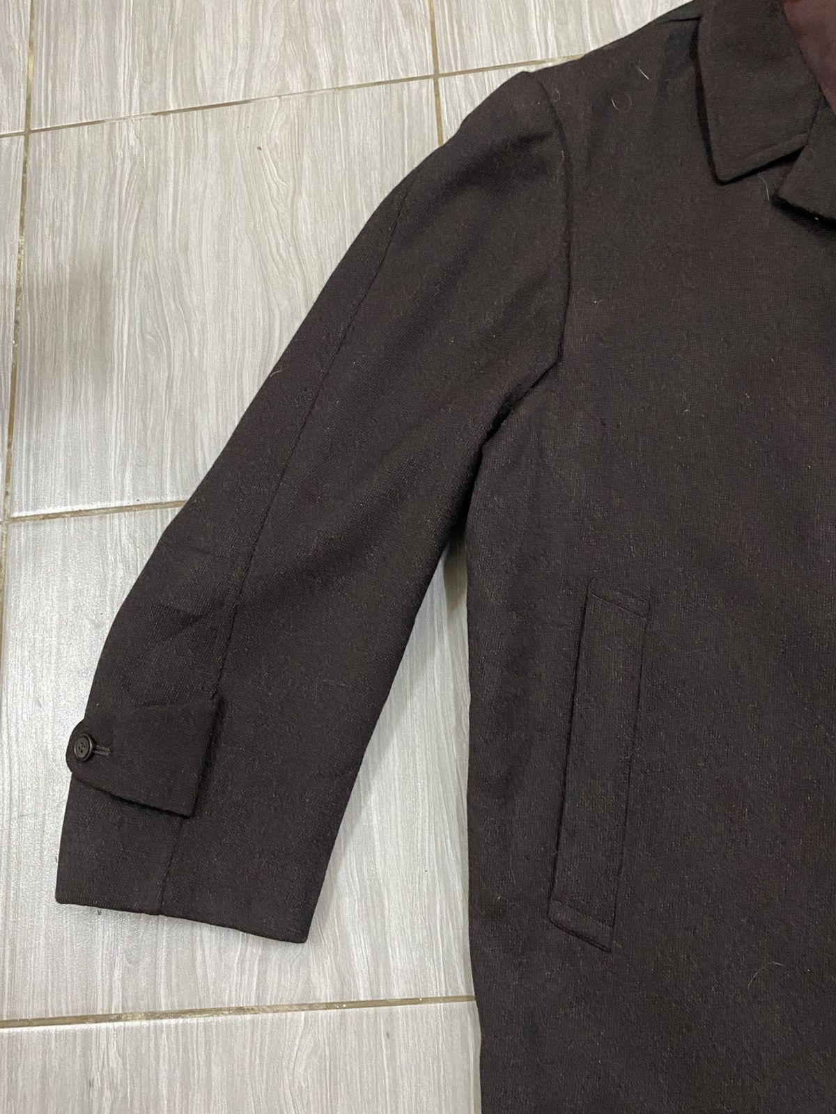 Yohji Yamamoto Tailor Yamamoto Japan Vintage Black Wool OverCoat 90s Size US M / EU 48-50 / 2 - 4 Thumbnail