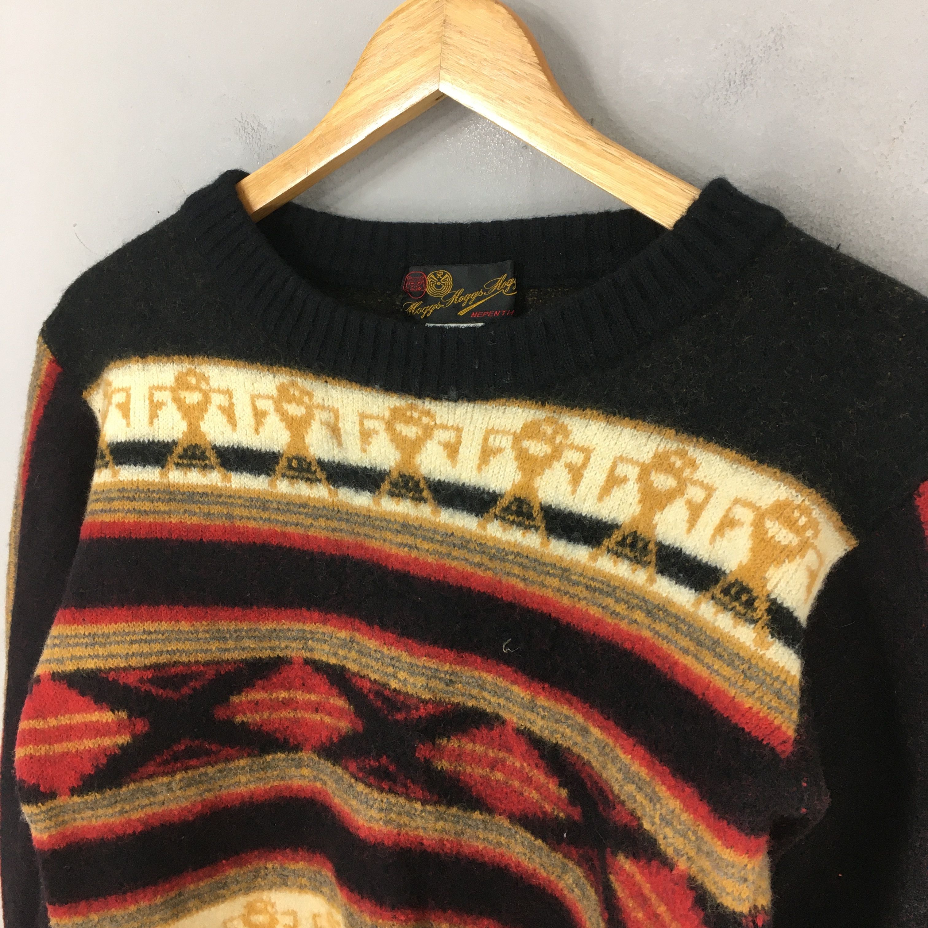 Engineered Garments Nepenthes Hogg Japan Abstract Navajo Women Wool Knitwear XS Size XS / US 0-2 / IT 36-38 - 5 Thumbnail