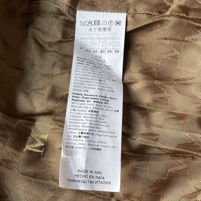 Max Mara Max Mara 101801 Classic double-faced woolen loose breasted Size L / US 10 / IT 46 - 6 Thumbnail