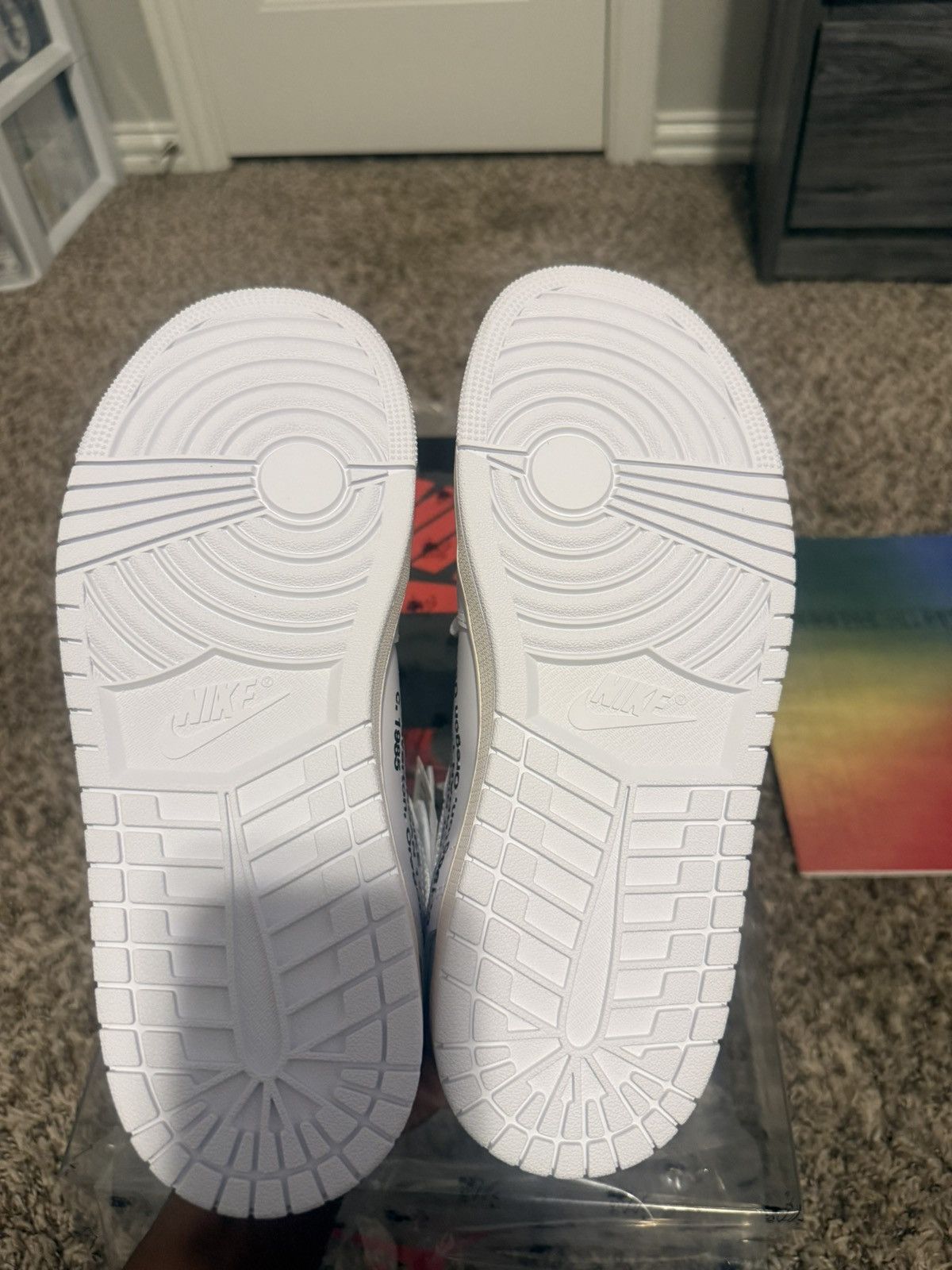 Virgil Abloh Jordan 1 Retro High Virgil Abloh Archive Alaska Size US 9 / EU 42 - 7 Thumbnail