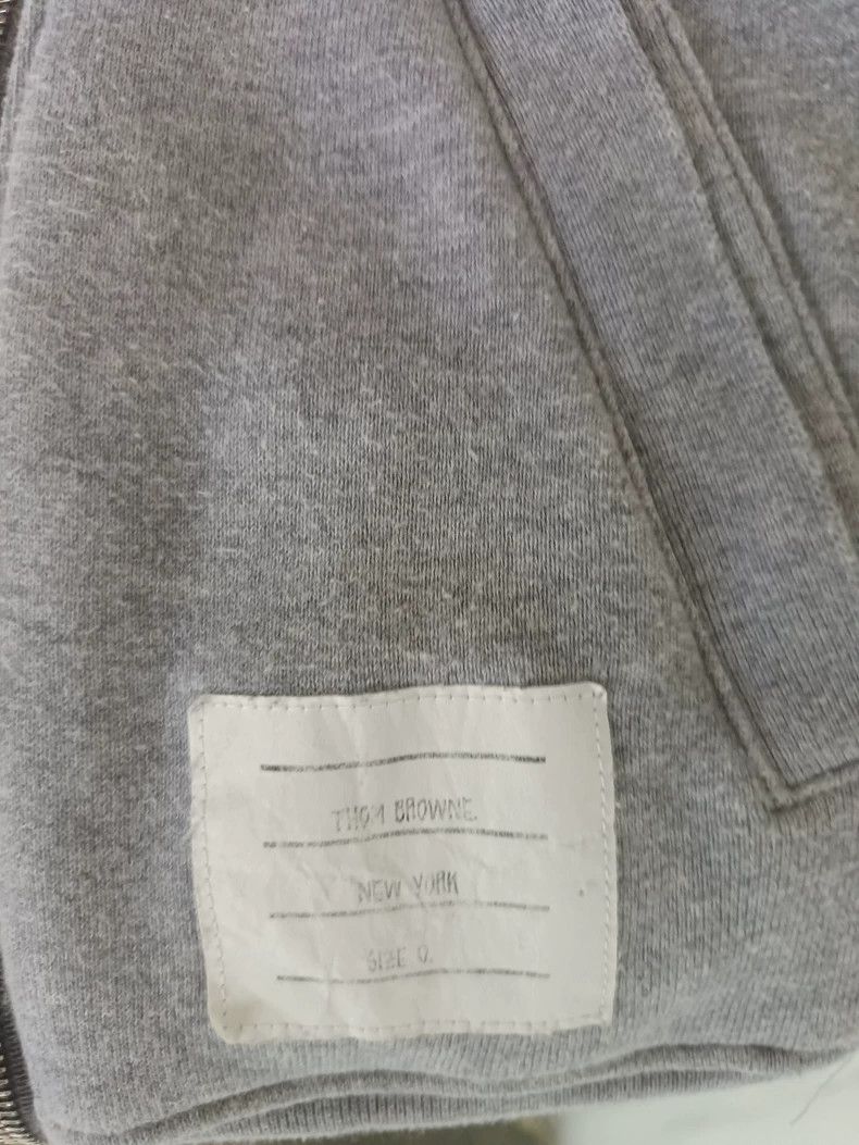 Thom Browne Thom Browne Zippered hooded hoodie Size US XS / EU 42 / 0 - 2 Thumbnail