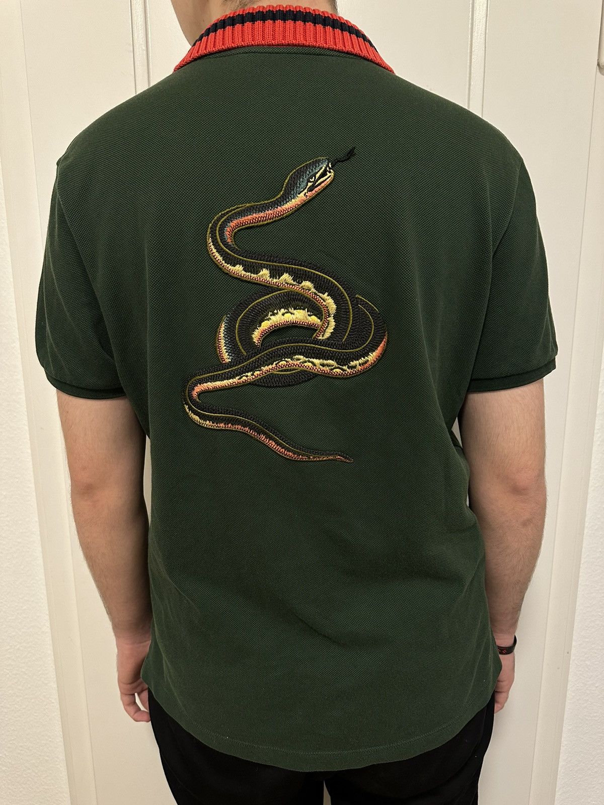 Gucci Snake Polo T-Shirt