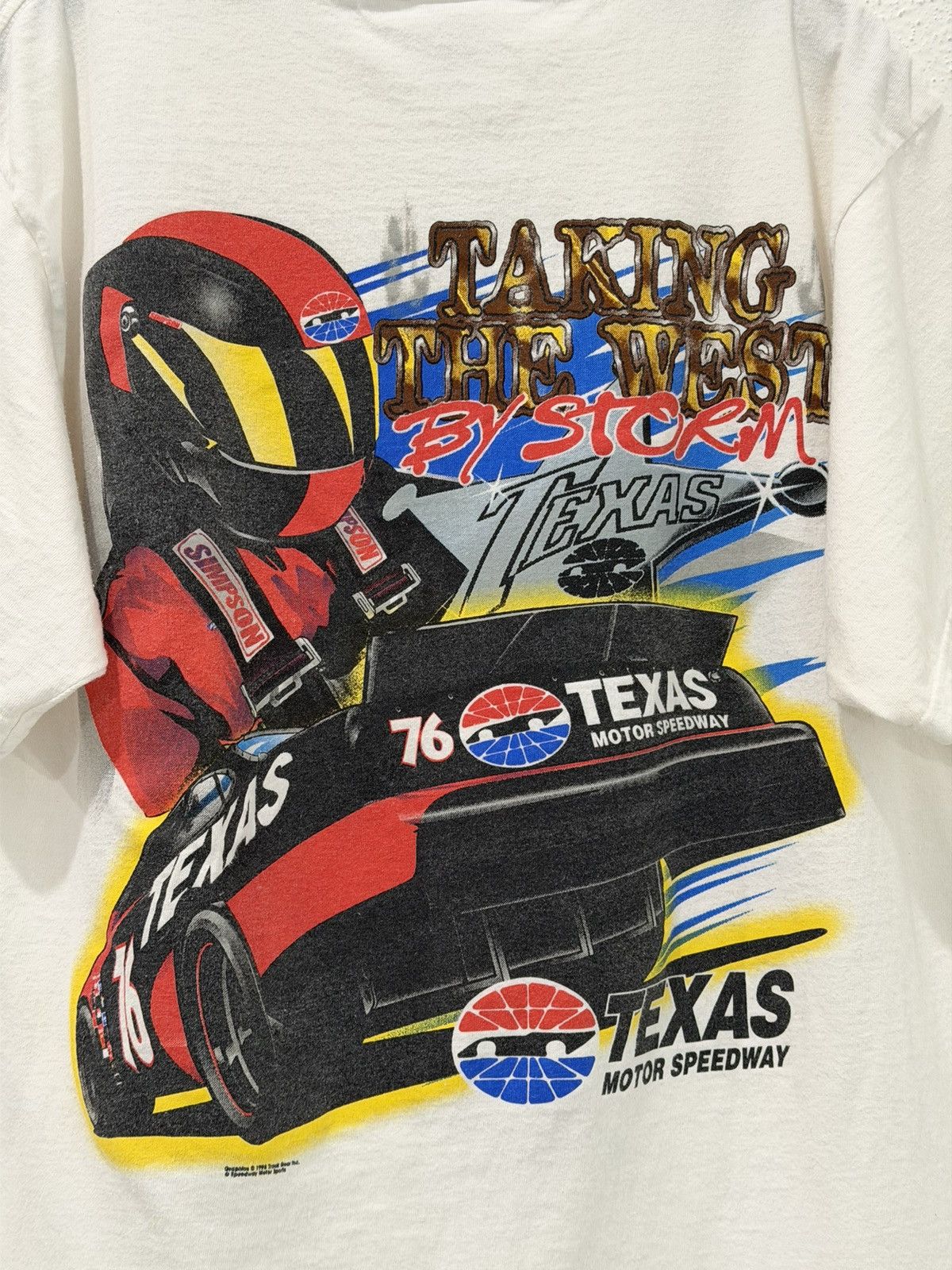 NASCAR Vintage 90s Texas Motor Speedway 1998 Track Gear Inc Large Size US L / EU 52-54 / 3 - 5 Thumbnail
